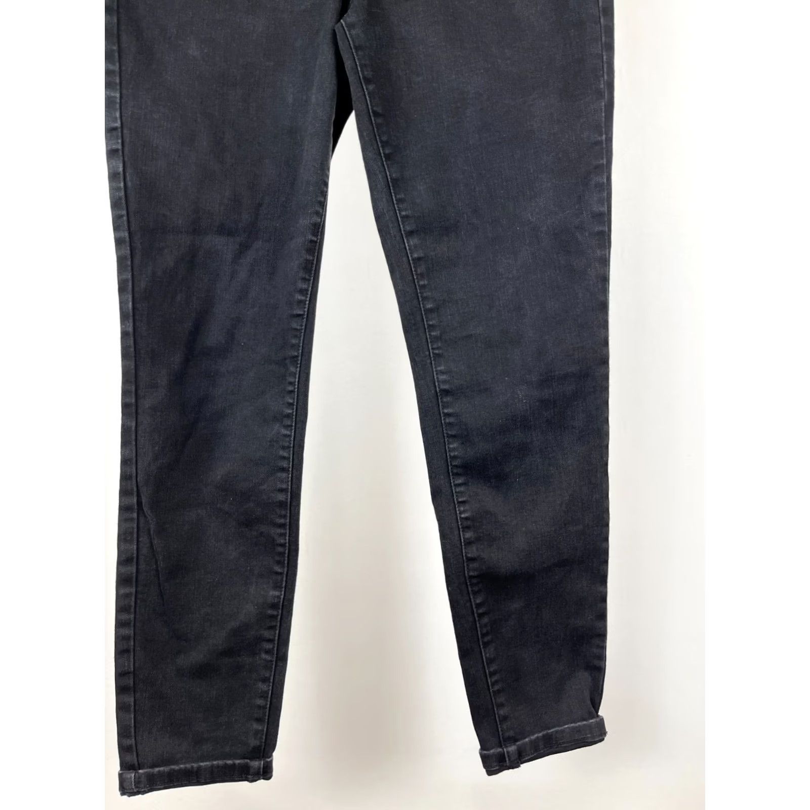 Vintage KanCan Signature Jeans Womens Size 29 Kurvy Ultra High Rise Skinny Black Denim Jeans Size 29" - 4 Thumbnail