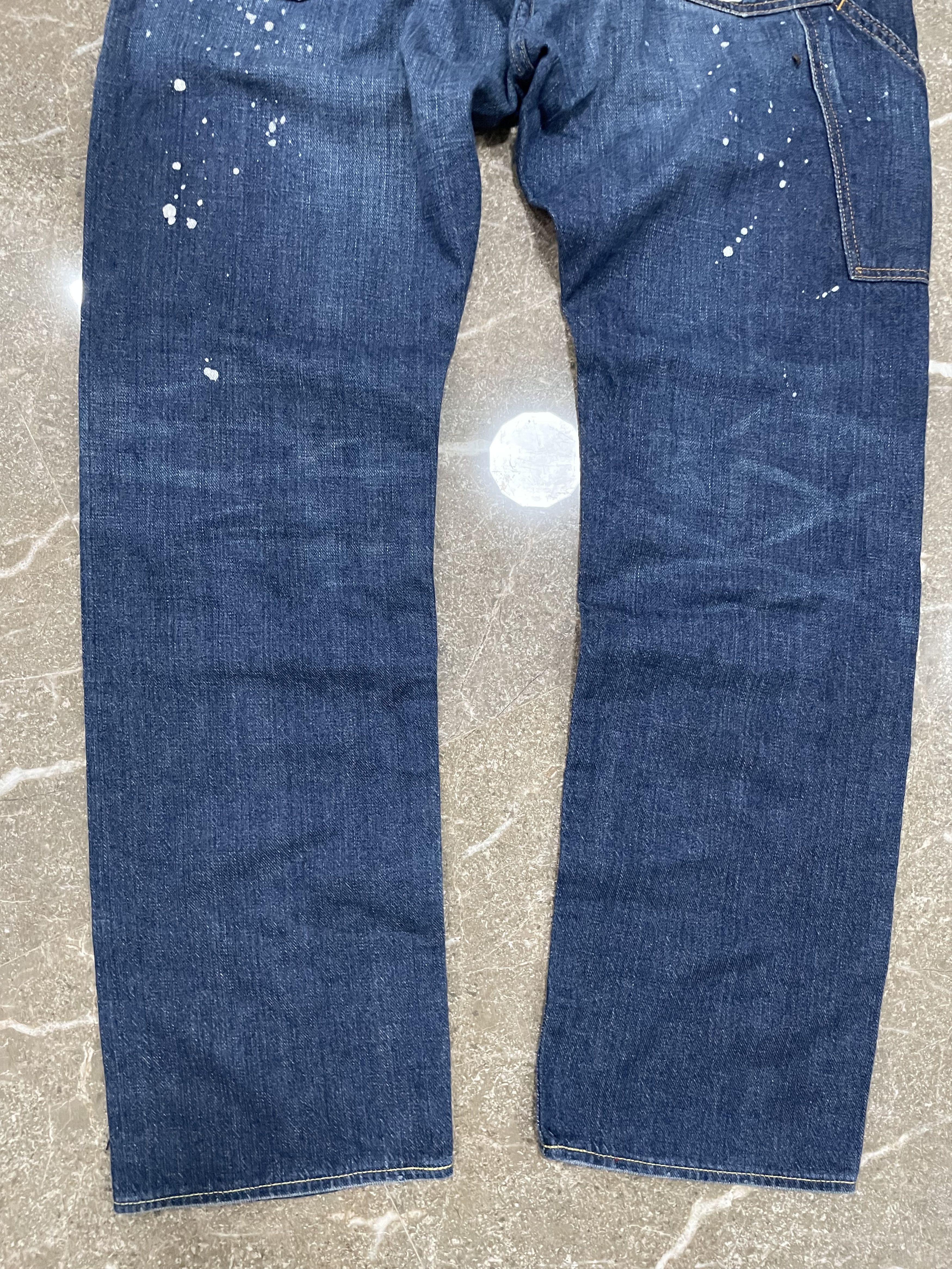 Bape Bape Paint Splat Carpenter Jeans Size US 35 - 3 Thumbnail