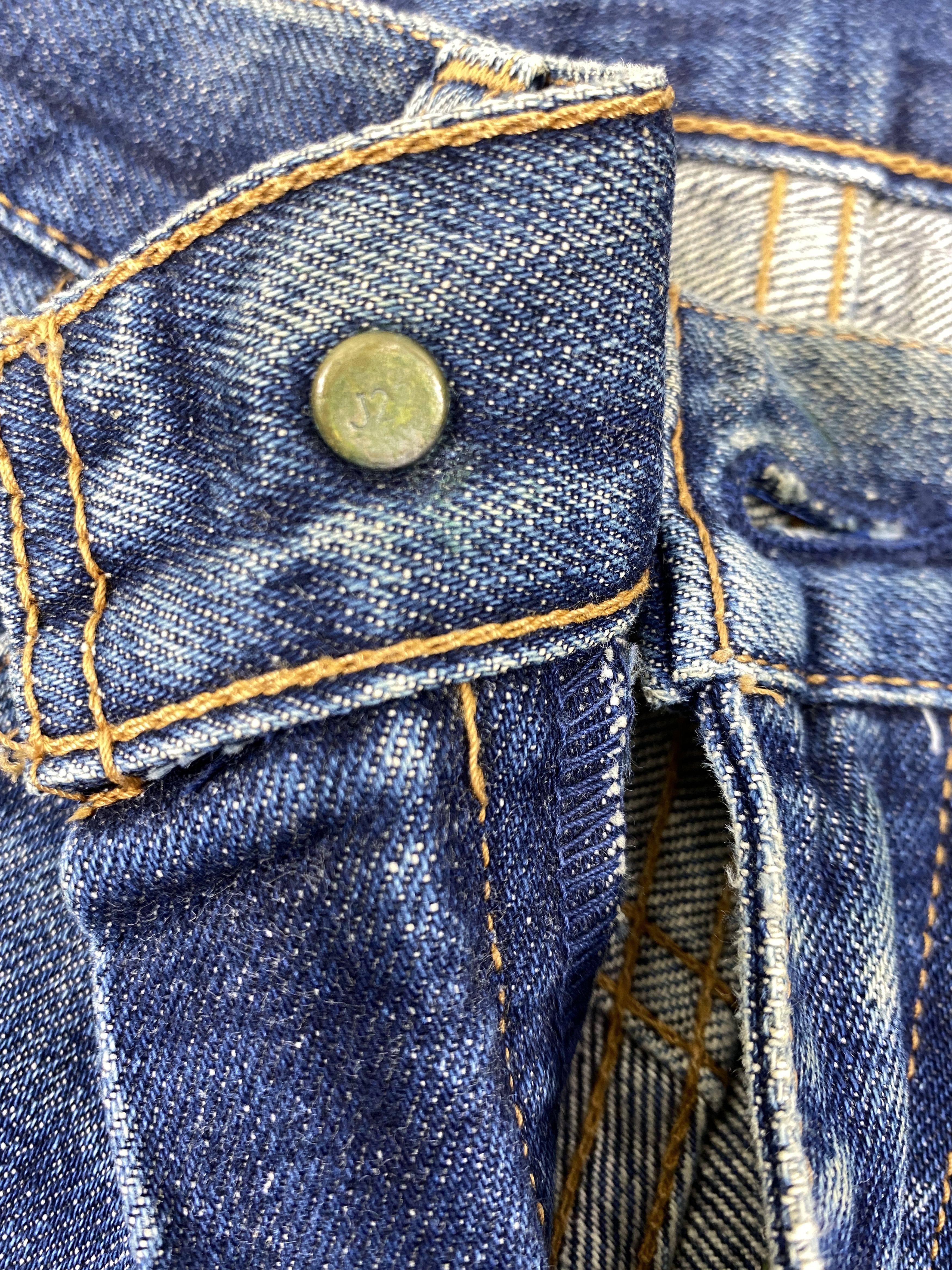 Kapital Vintage Redline Levi's 502 Big E kapital style Jeans 28x27.5 Size US 28 / EU 44 - 7 Thumbnail