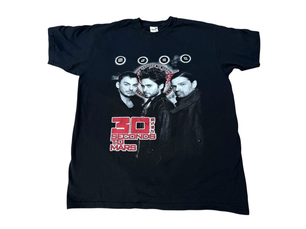 Band Tees Vintage 2000s 30 Seconds to Mars T Shirt Size US L / EU 52-54 / 3 - 1 Thumbnail
