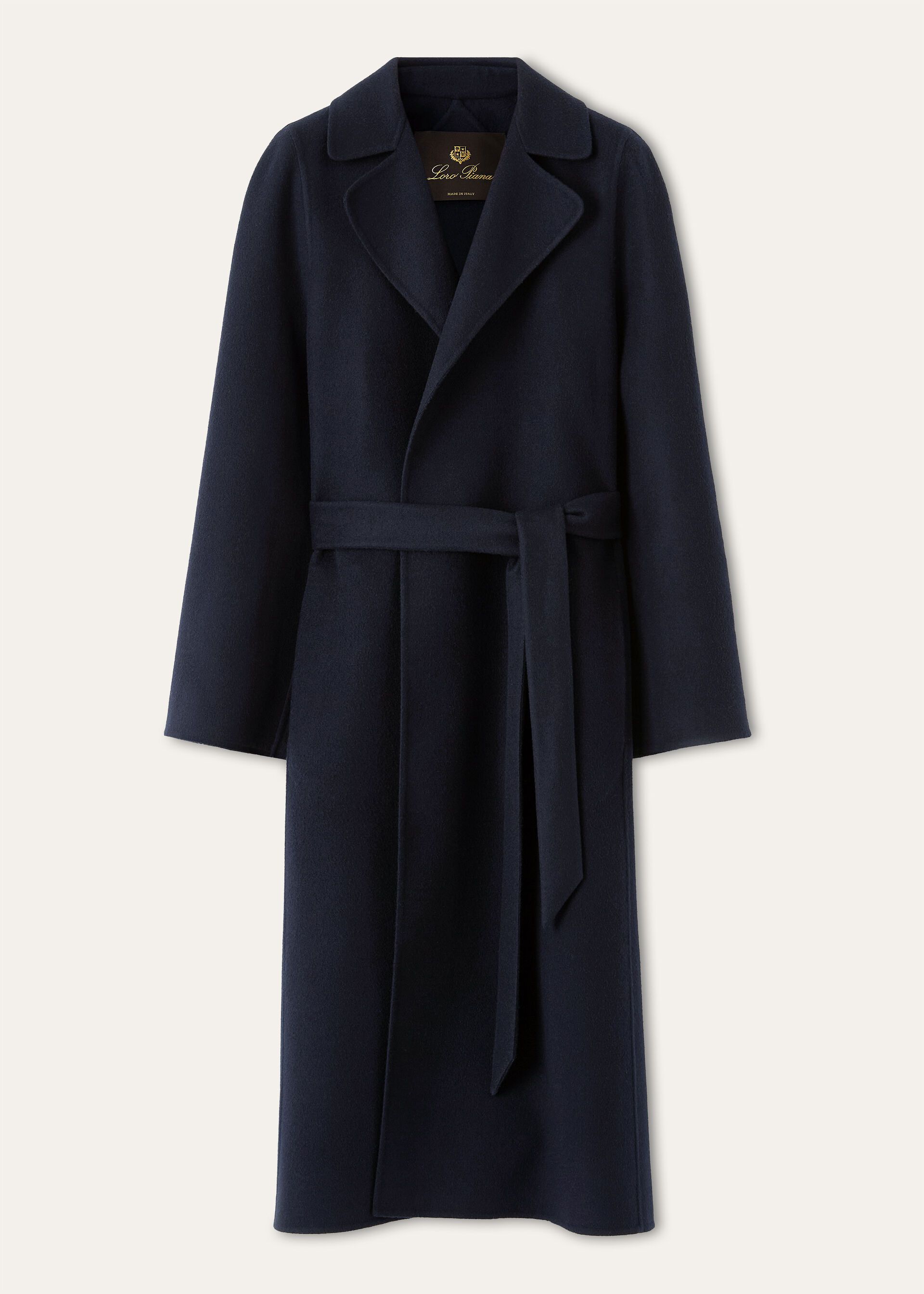 Loro Piana os11x0326 FAQ5816 Francesca Coat in Blue Navy Size L / US 10 / IT 46 - 1 Thumbnail