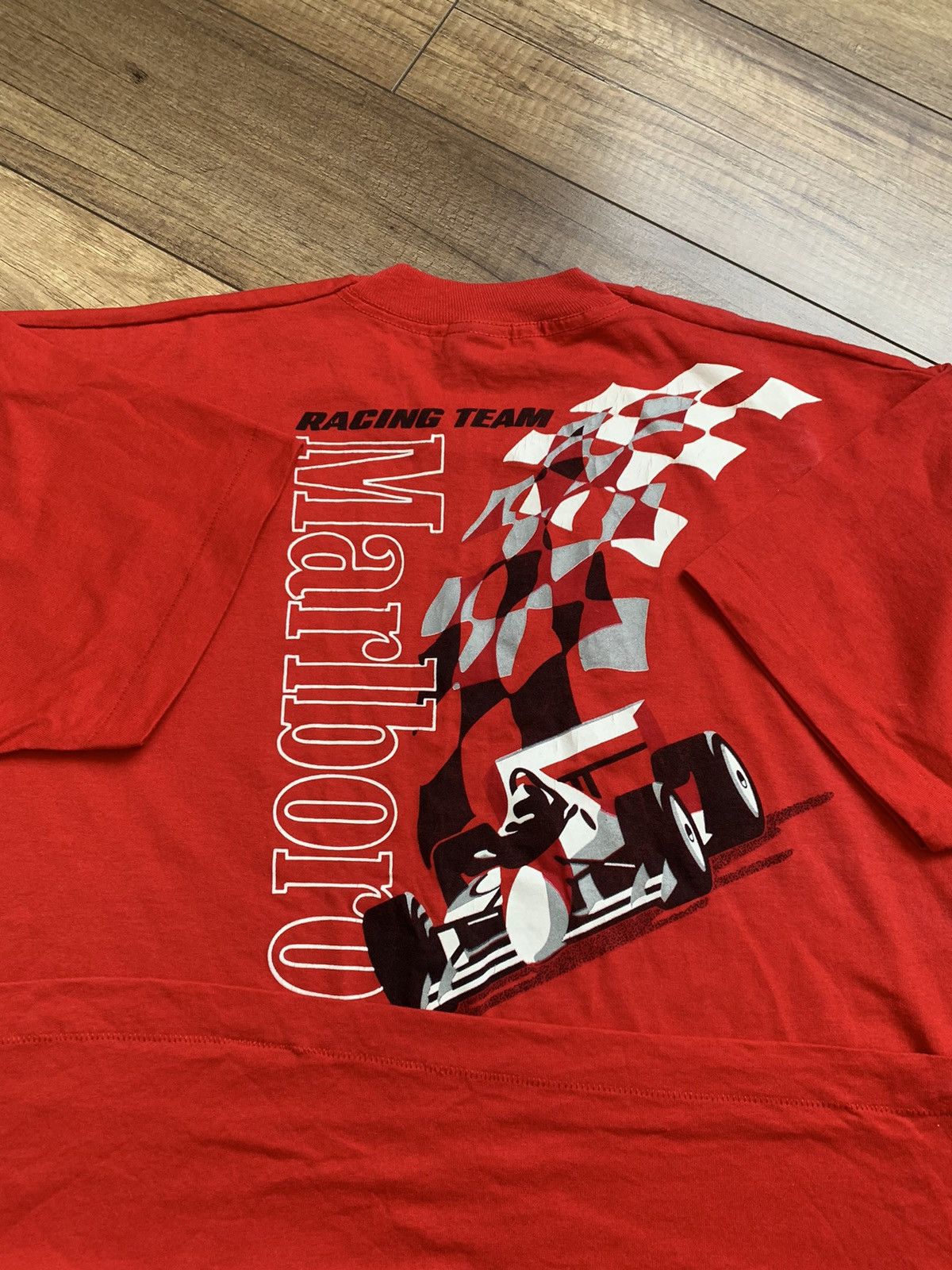 Marlboro Marlboro Racing Team T-Shirt Vintage 80s USA Size US XL / EU 56 / 4 - 12 Thumbnail