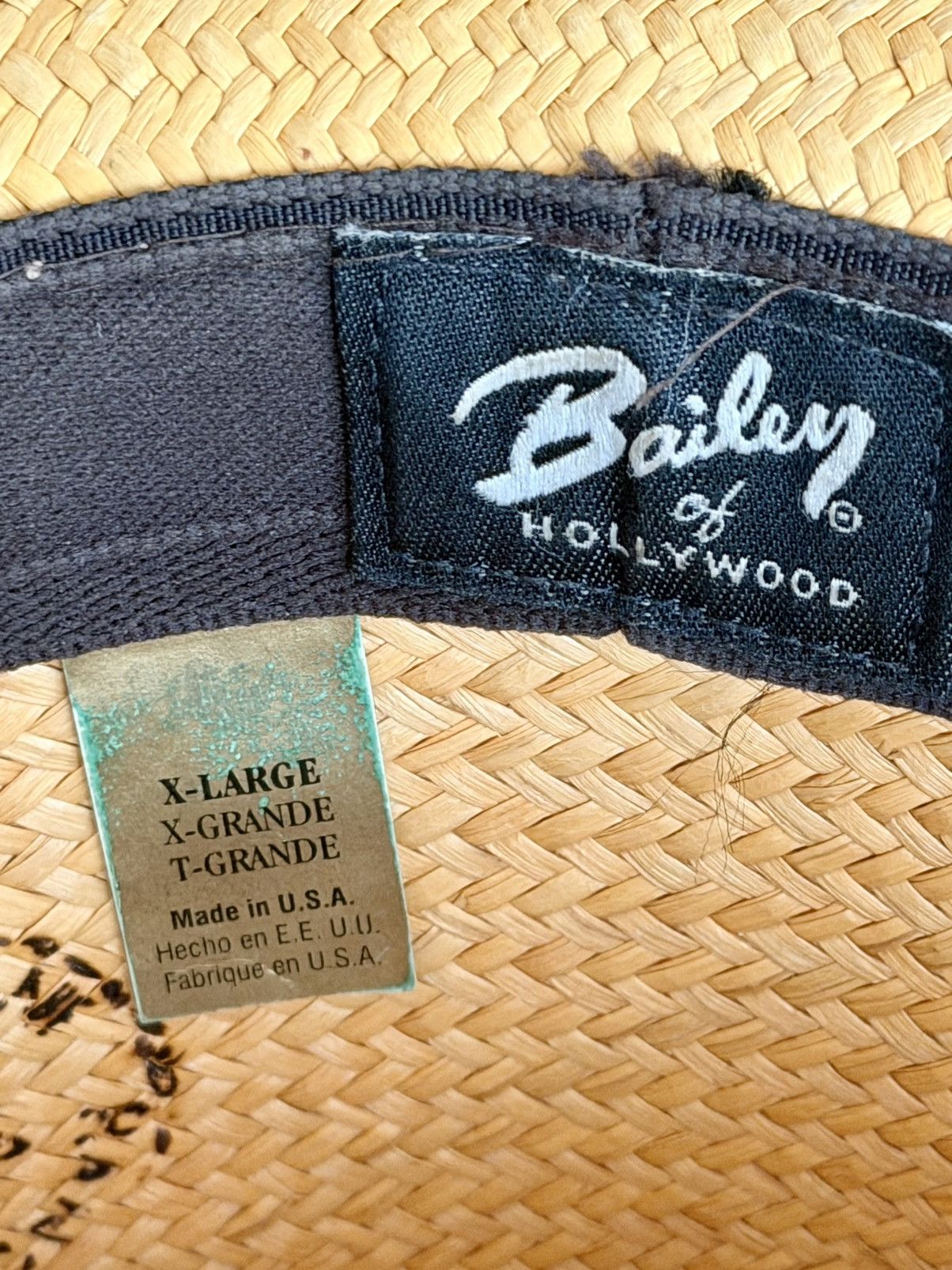 Bailey Hats Bailey of Hollywood Genuine Panama Straw Fedora Hat - XL Size ONE SIZE - 6 Thumbnail