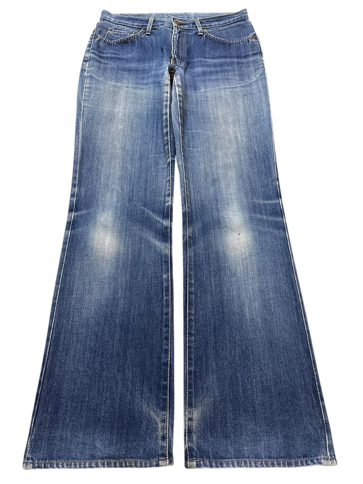 Edwin Vintage Edwin 601 Blue Faded Wash Style Wide Leg Jeans Size US 32 / EU 48 - 1 Thumbnail