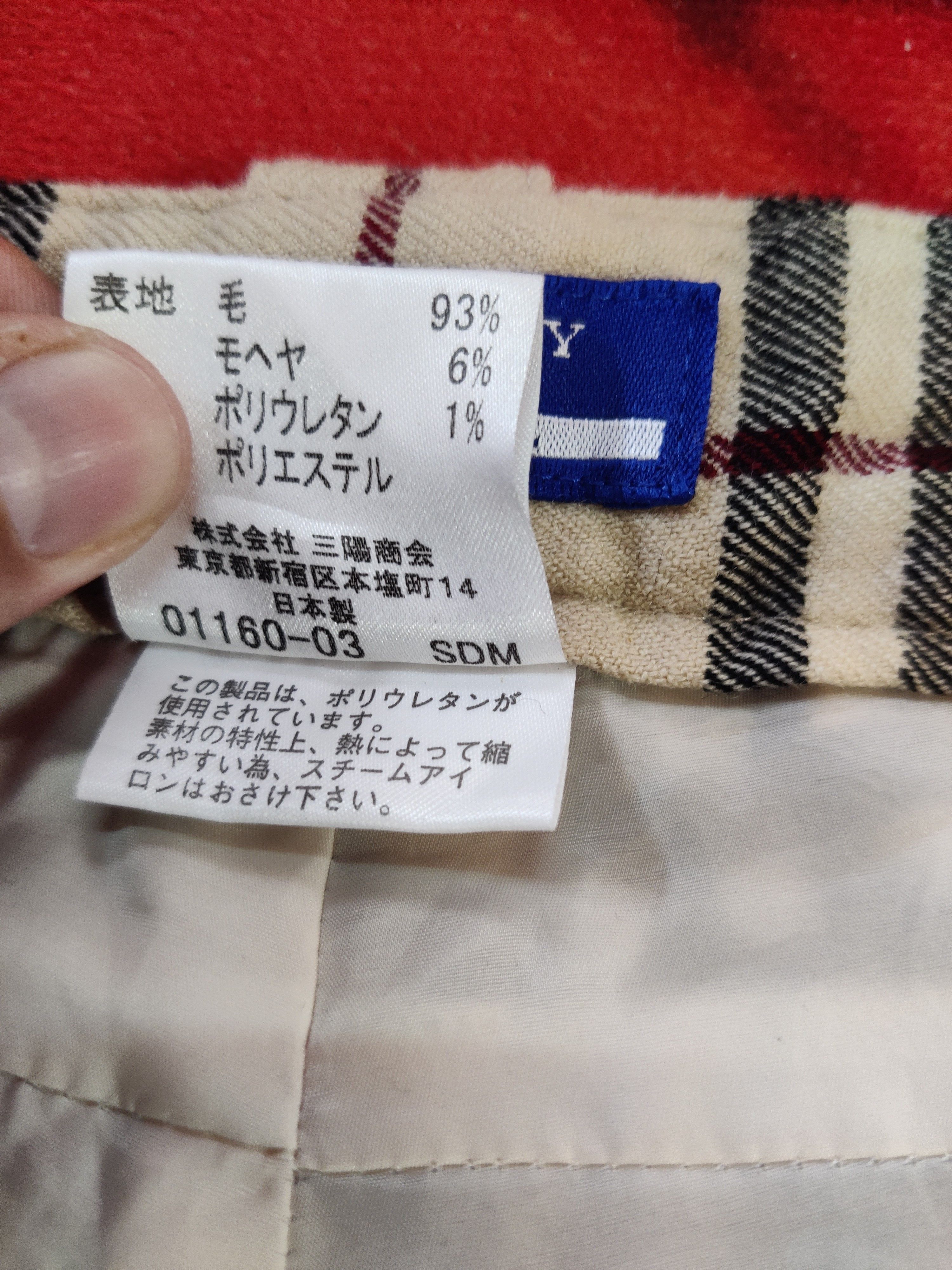 Other Vintage Distressed Burberry London Nova Check Wool Pants Size 28" / US 6 / IT 42 - 9 Thumbnail