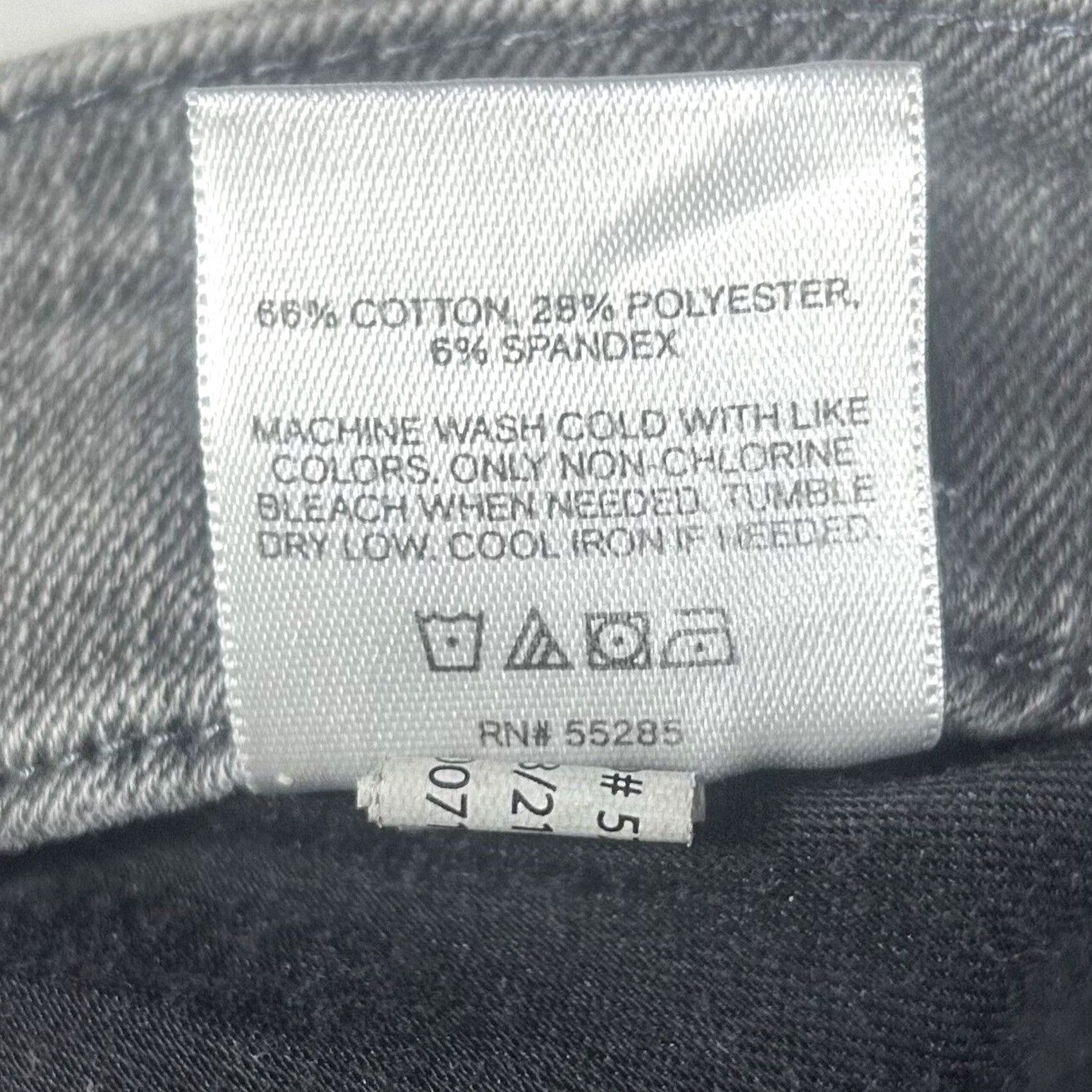 Express Express Jeans Skinny High Rise Ultra Stretch Size Large Short Stone Wash Women Regular Rise Size 36" / US 14 / IT 50 - 4 Thumbnail