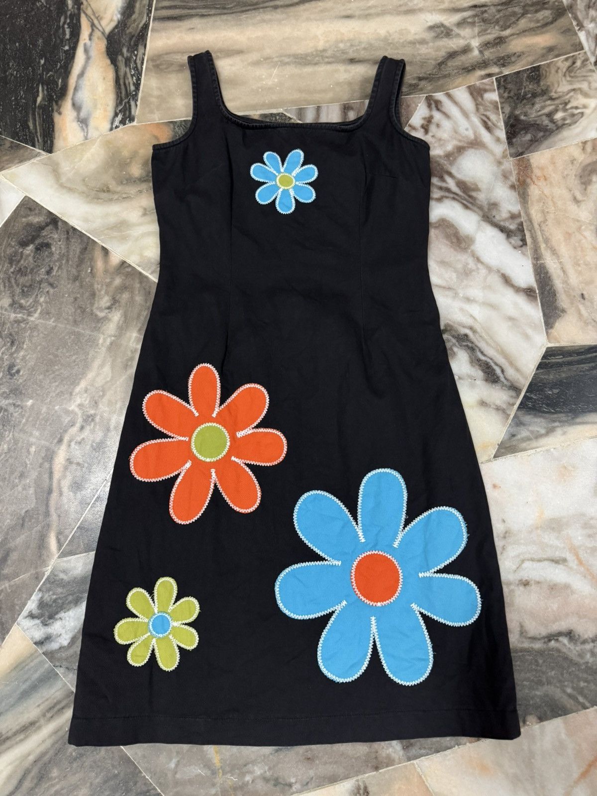 Moschino MOSCHINO JEANS Patchwork Dress Size M / US 6-8 / IT 42-44 - 3 Thumbnail