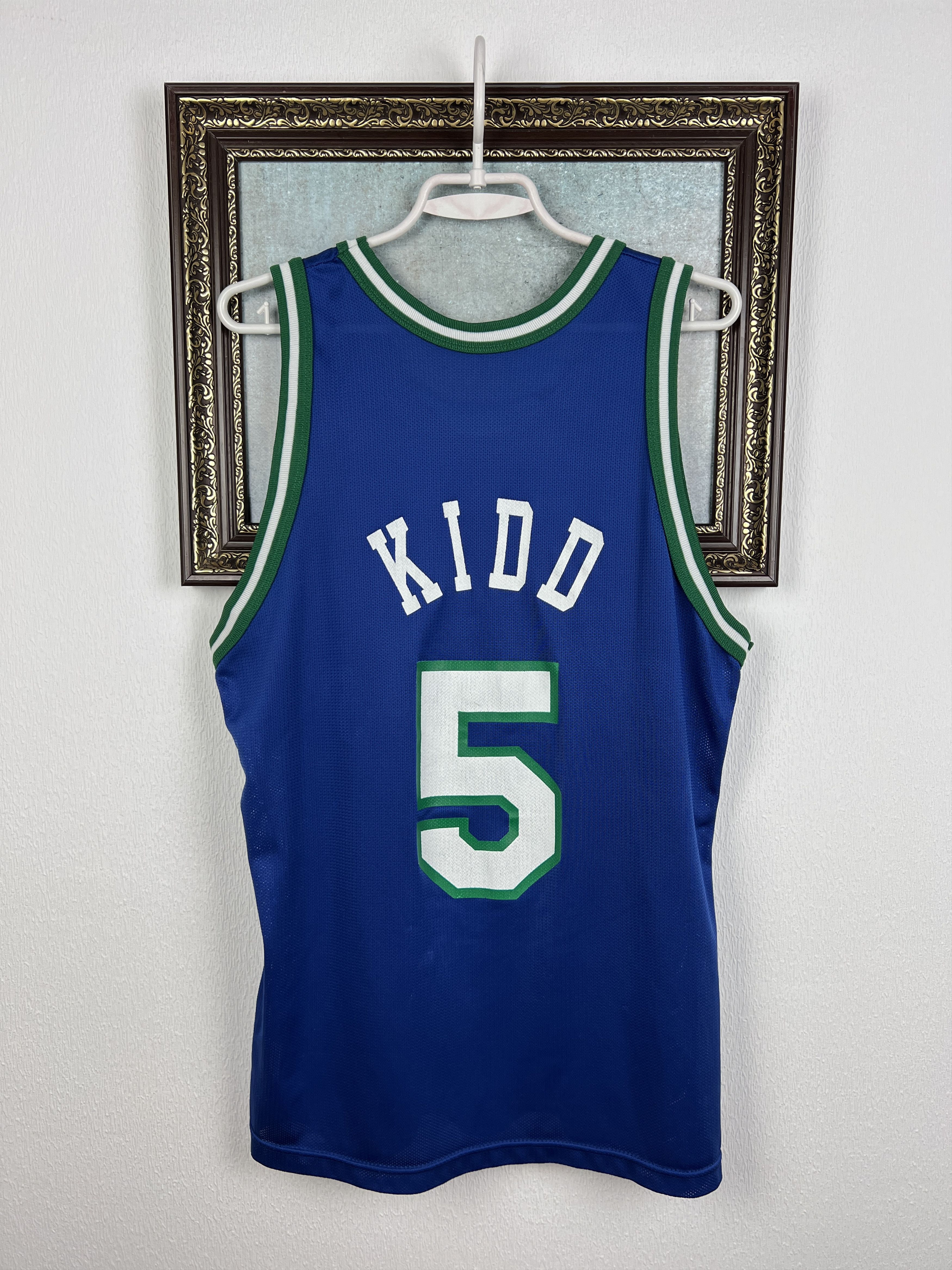 Champion Vintage 90's Jason Kidd Dallas Mavericks NBA Jersey Trikot Size US M / EU 48-50 / 2 - 7 Thumbnail