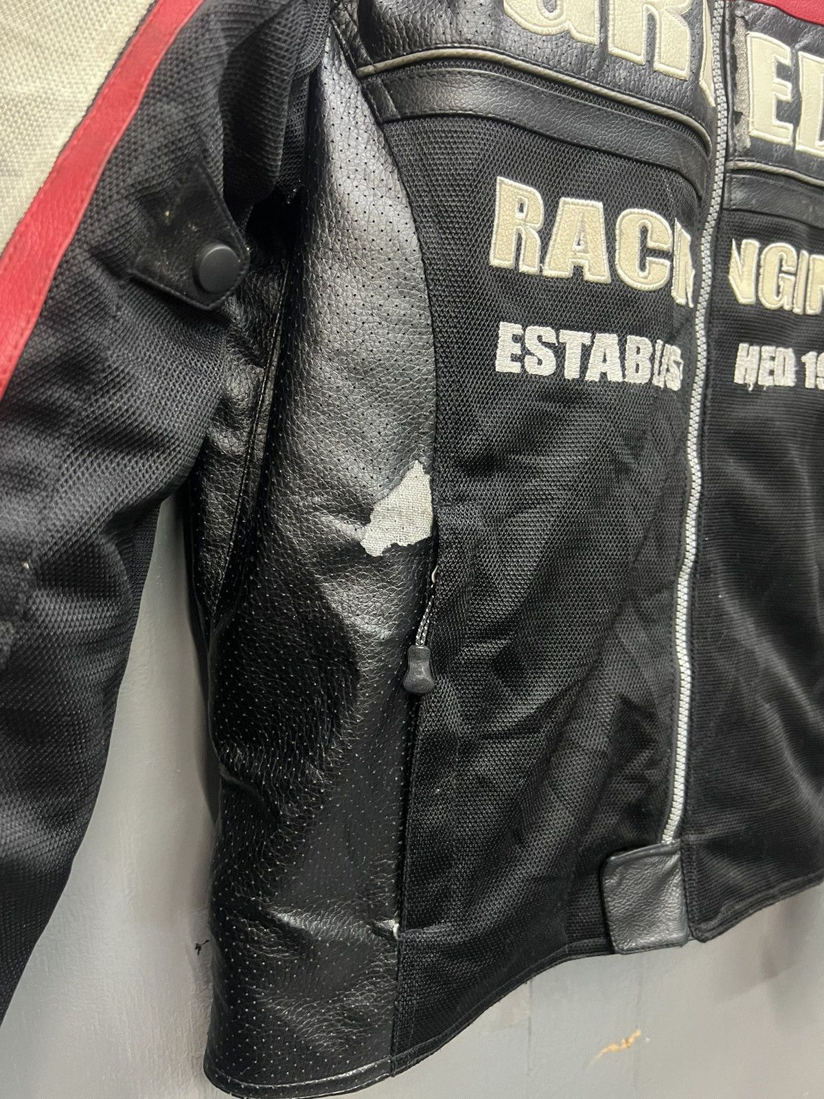 Japanese Brand Greedy Racing Biker Jacket Size US XL / EU 56 / 4 - 7 Thumbnail