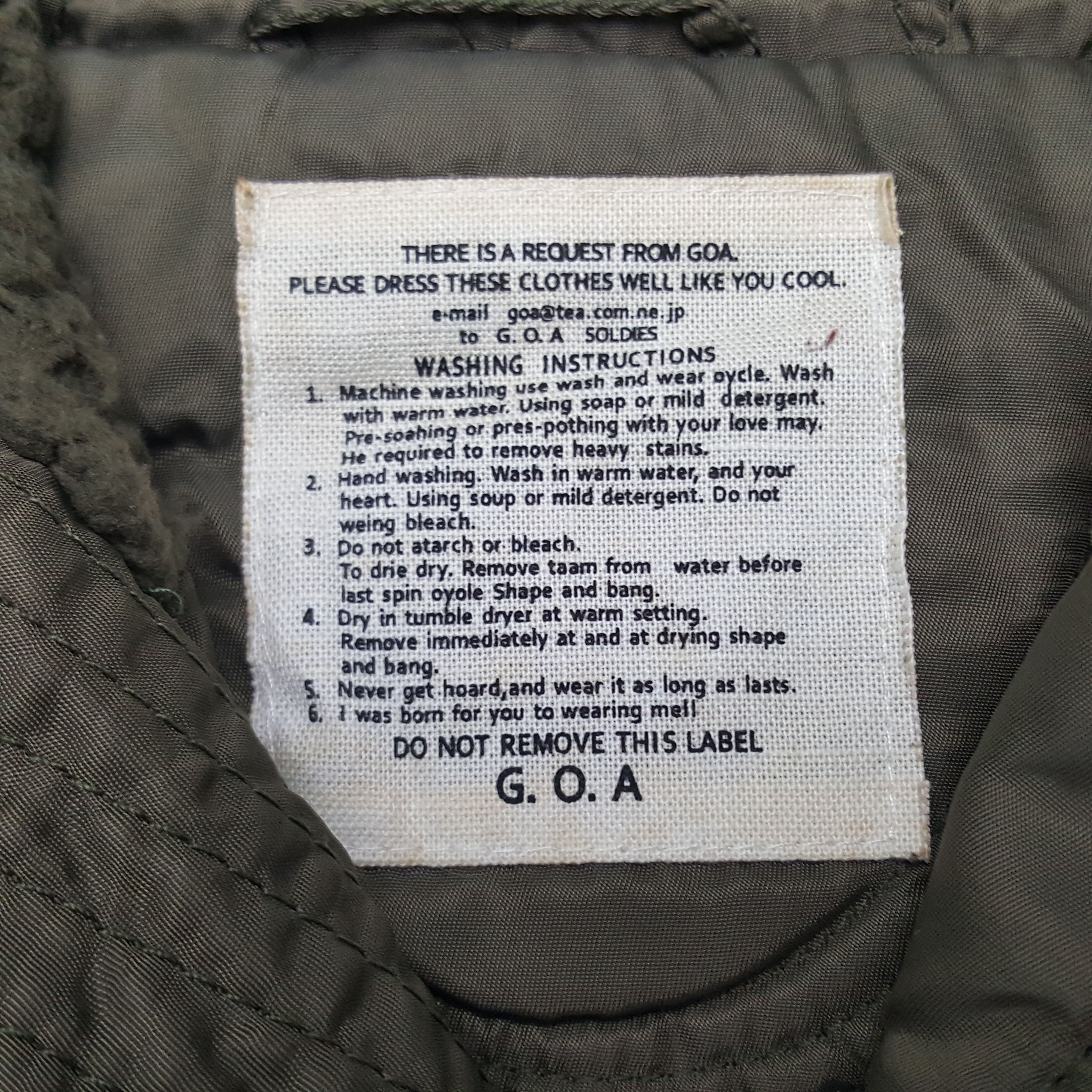 If Six Was Nine Vintage G.O.A Military Zipper Winter Jacket Hoodie Size US S / EU 44-46 / 1 - 6 Thumbnail