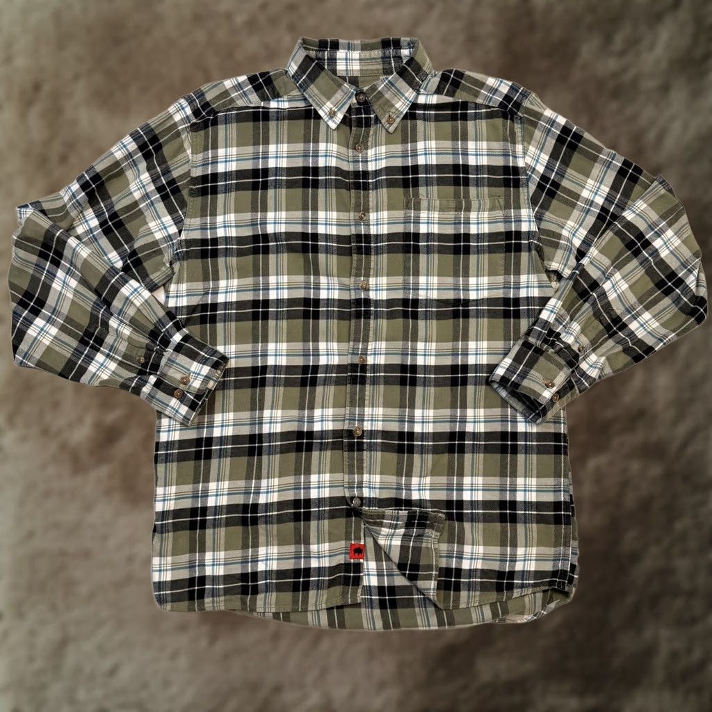 Mountain Khakis Mountain Khakis Shirt Mens Medium Green Plaid Flannel Button Front Relaxed Fit Size US M / EU 48-50 / 2 - 1 Thumbnail