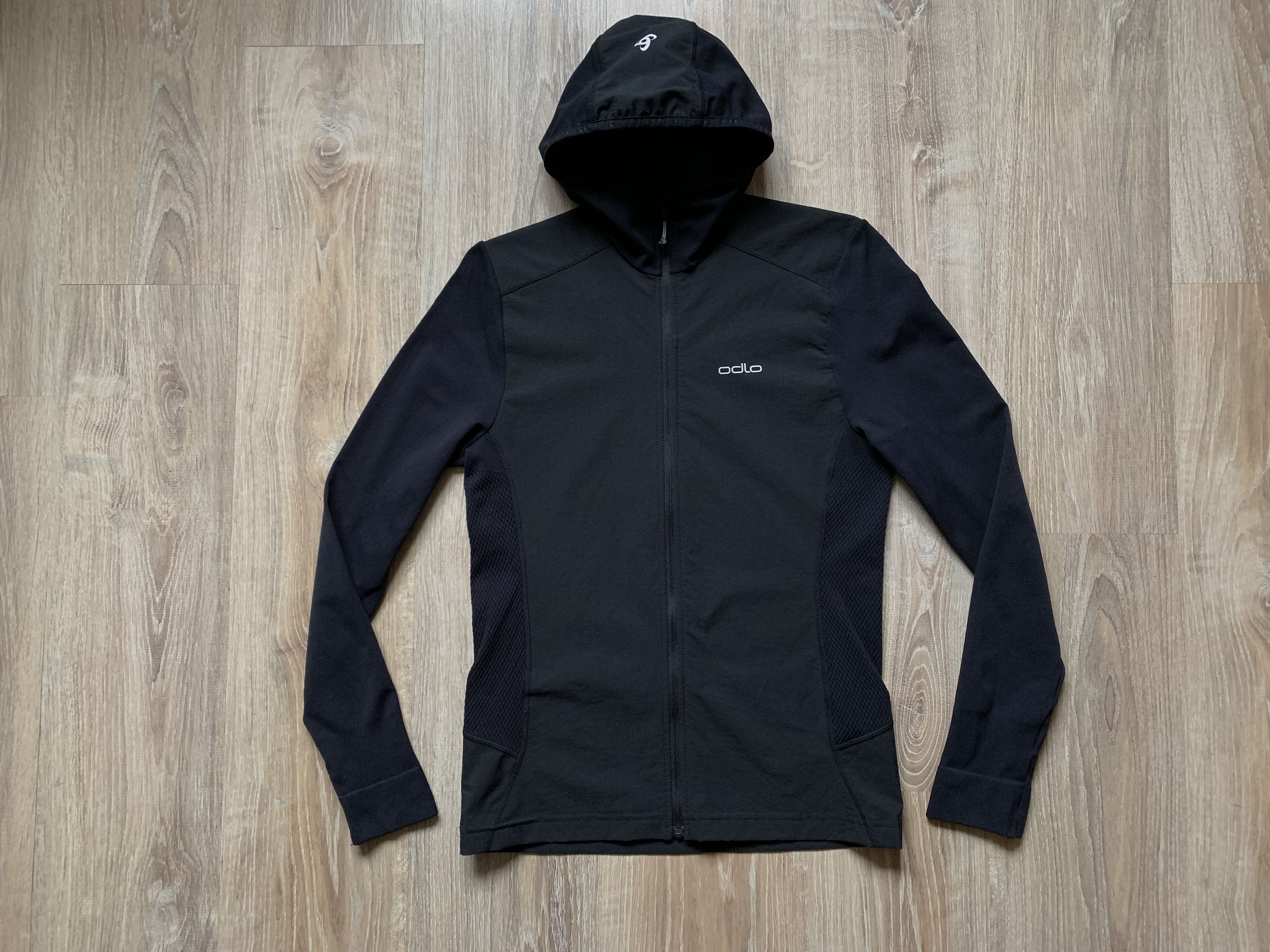 Odlo Odlo Black Full Zip Performance Hoodie Size US S / EU 44-46 / 1 - 1 Thumbnail