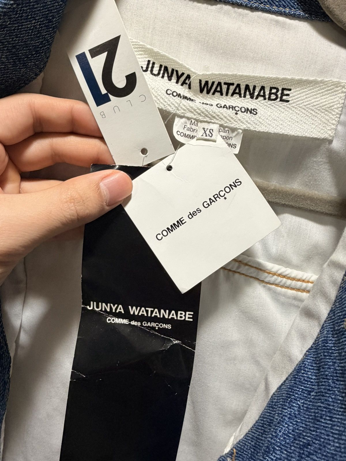 Junya Watanabe Junya Watanabe denim patch jacket Size US M / EU 48-50 / 2 - 7 Thumbnail