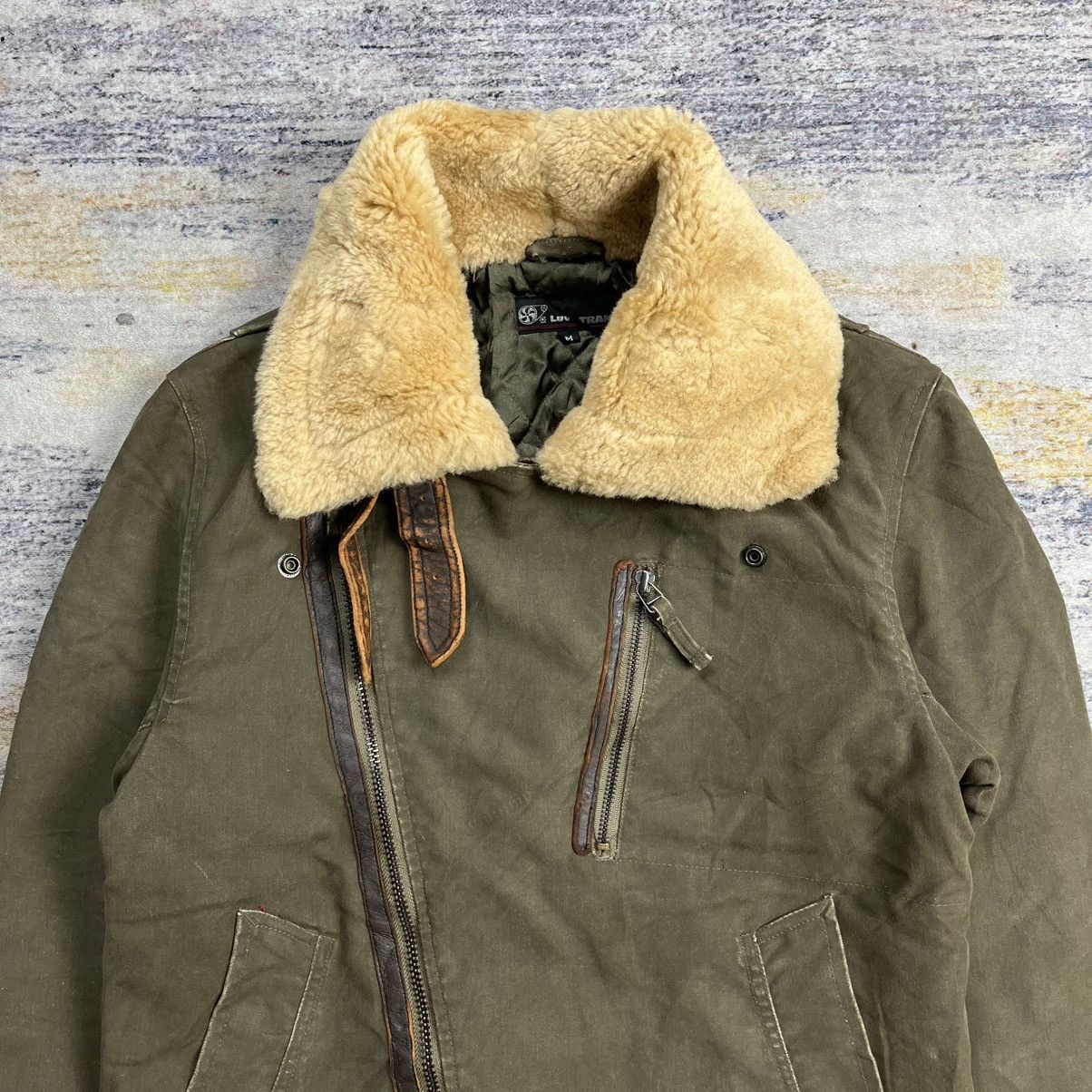 Tornado Mart Luva Tram double rider jacket mix leather Size US M / EU 48-50 / 2 - 6 Thumbnail