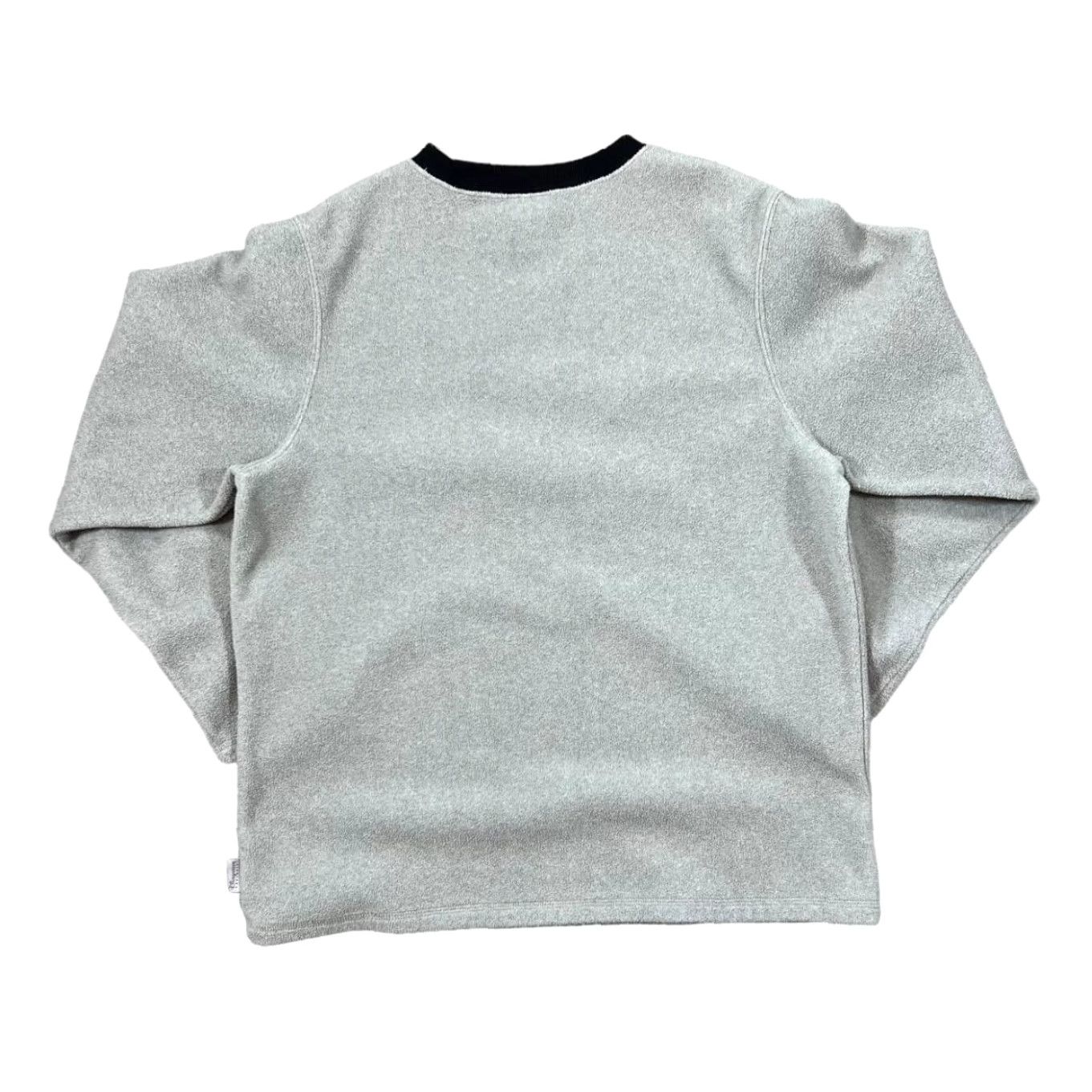 Disney DISNEY Mickey Mouse All Around Nice Guy Embroidered Fleece Sweatshirt Small Grey Mens Sweatshirt Pullover Crewneck 00s Size US S / EU 44-46 / 1 - 2 Thumbnail