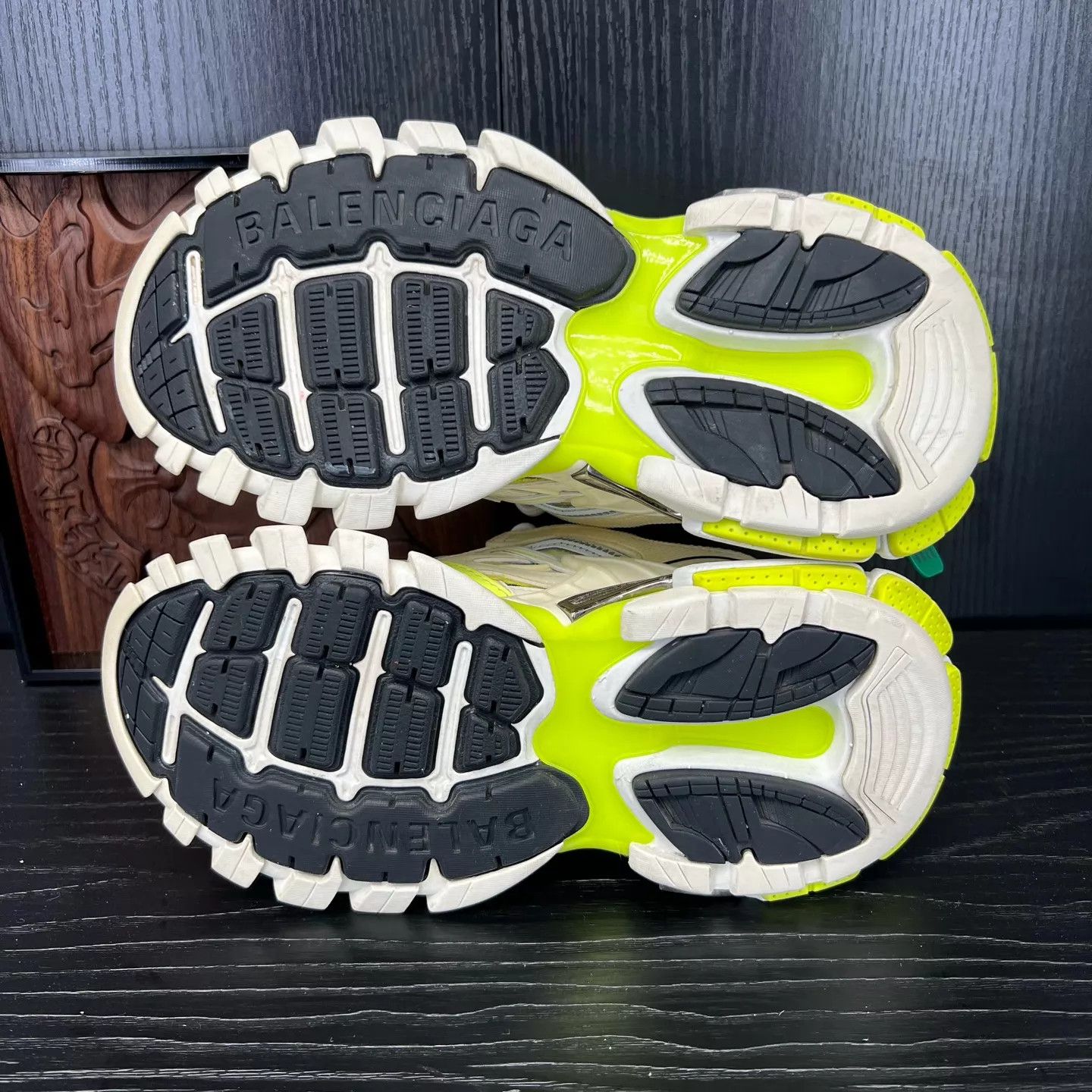Balenciaga Balenciaga Track2 White & Yellow Women's Size 36 Size US 5.5 / IT 35.5 - 6 Thumbnail