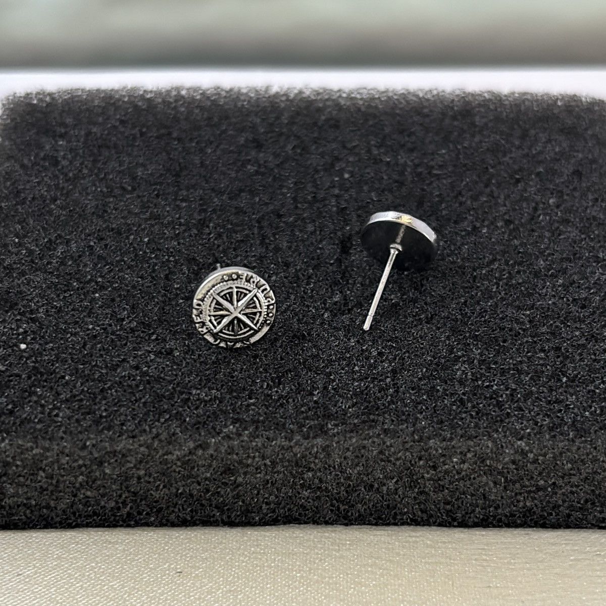 Other 9mm Vintage Six Point Star Stud Earrings for Men Women Size ONE SIZE - 4 Thumbnail