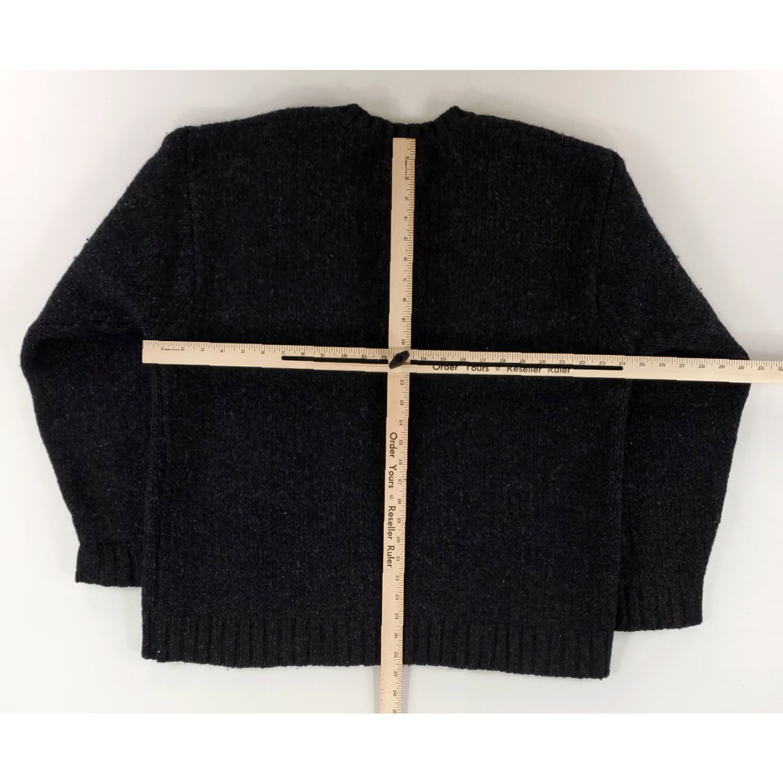Abercrombie & Fitch VINTAGE Abercrombie & Fitch Sweater 90s 100% Wool Long Sleeve Black Mens XL Pullover Size US XL / EU 56 / 4 - 6 Thumbnail