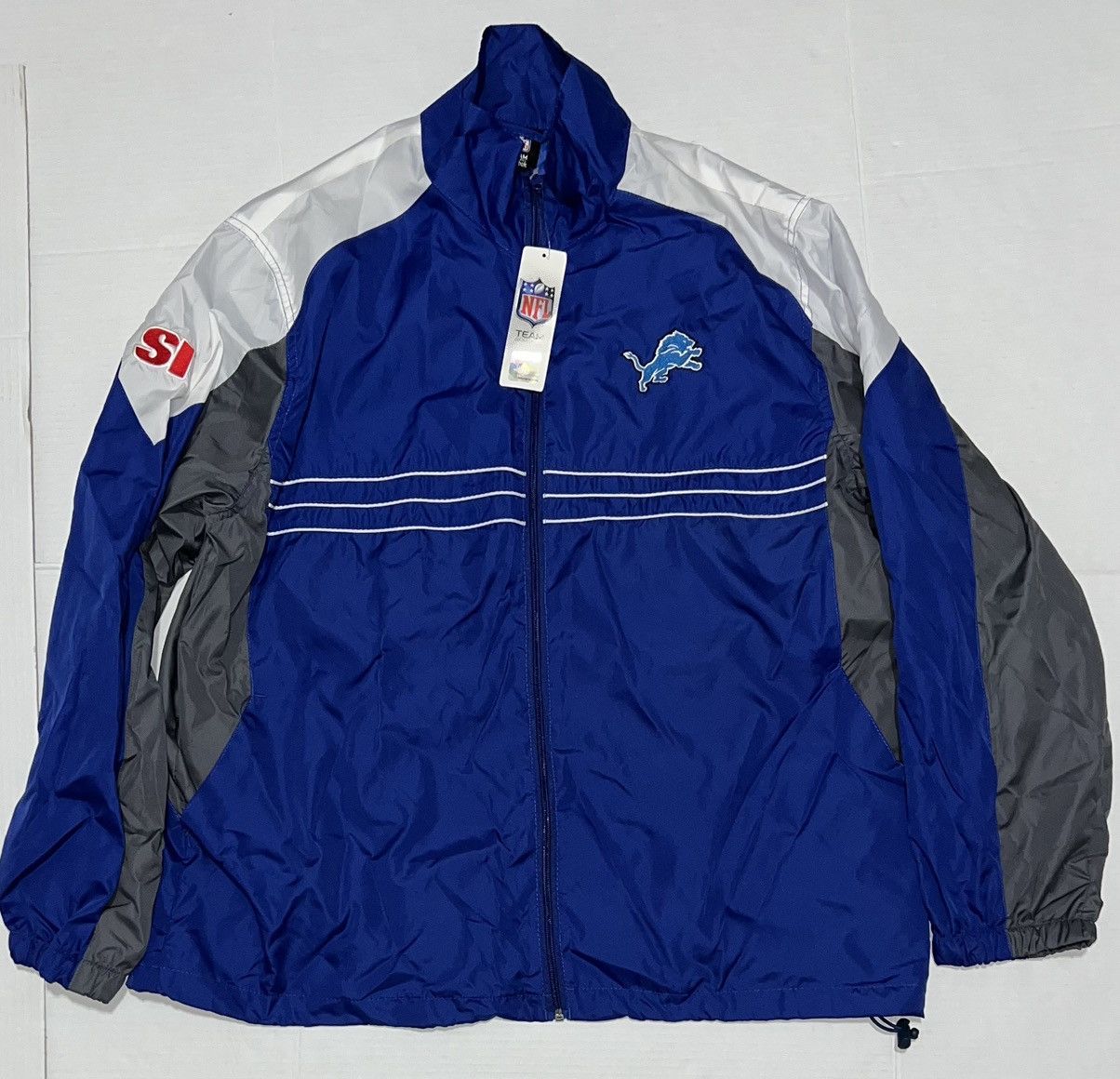 Reebok New Detroit Lions Football Nfl Windbreaker Jacket Reebok Size US XL / EU 56 / 4 - 1 Thumbnail