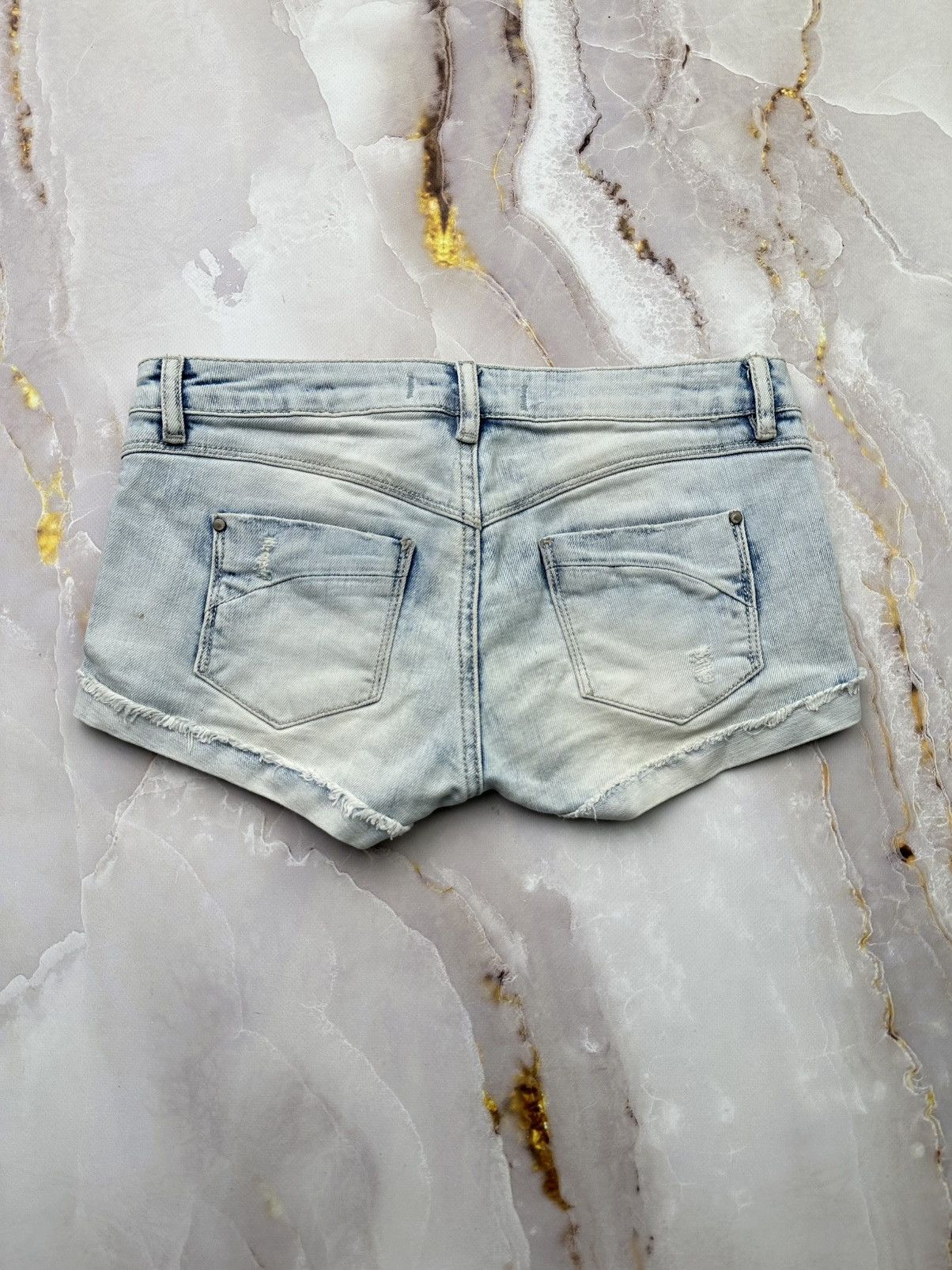 Japanese Brand Vintage Mini Shorts (E1) Size 25" / US 0 / IT 36 - 6 Thumbnail