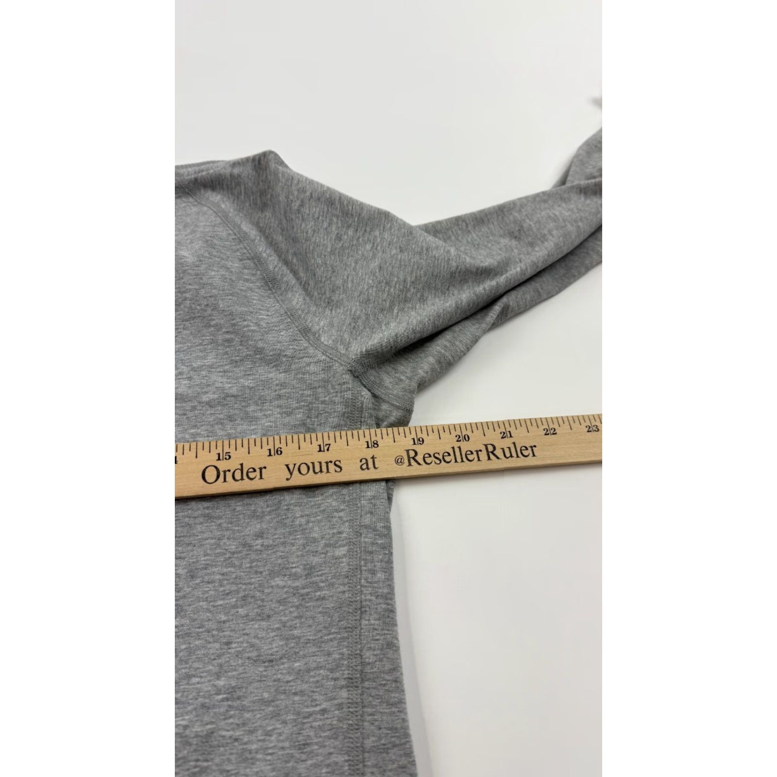 Nike Nike Sweatshirt Womens Small Gray Heather Dri Fit Ribbed Hem Cuff Long Sleeve Size S / US 4 / IT 40 - 8 Thumbnail