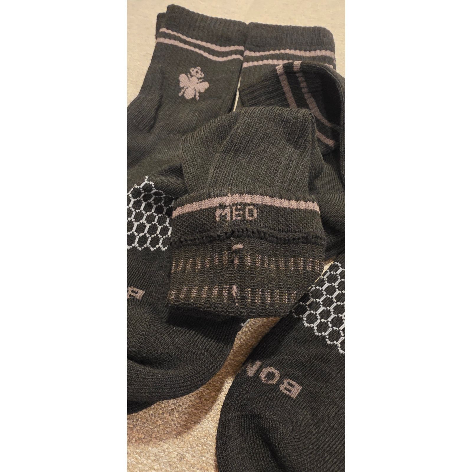 Other Bombas Black Calf Socks Size M NWOT - 3 pairs Size ONE SIZE - 4 Thumbnail