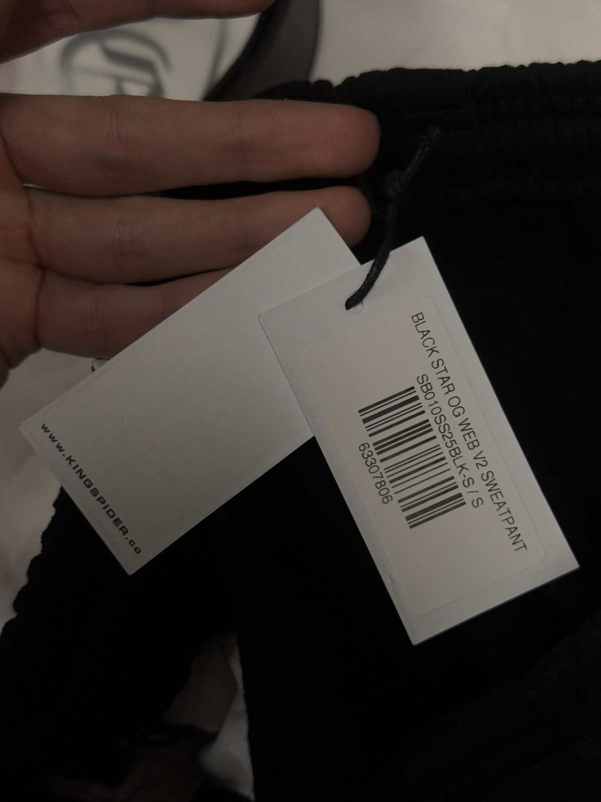 Sp5der Sp5der Worldwide Sweatpants Size Small Black (2025) (NEW Size US 30 / EU 46 - 10 Thumbnail