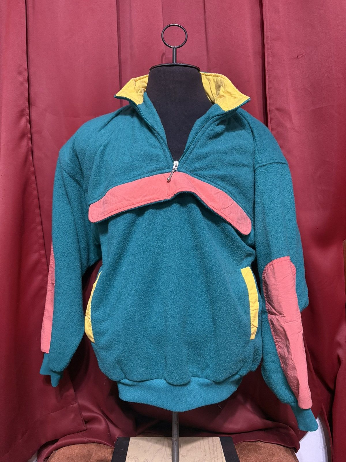 Eaton Vintage Eaton North Country Fleece Jacket 90’s Neon Pastel Size US L / EU 52-54 / 3 - 1 Thumbnail