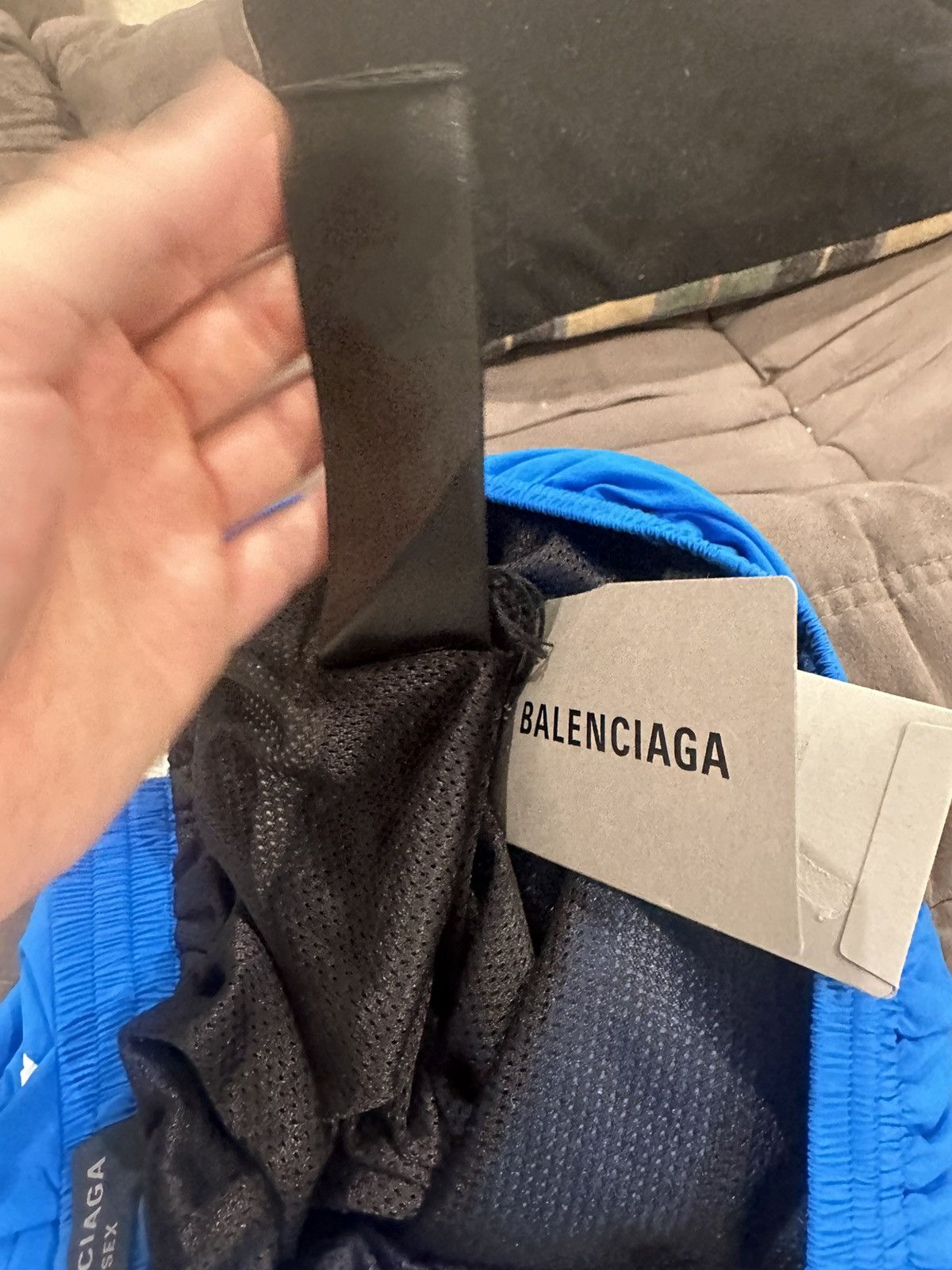 Balenciaga Balenciaga 3B Blue Windbreaker Sweatpants Size US 32 / EU 48 - 10 Thumbnail