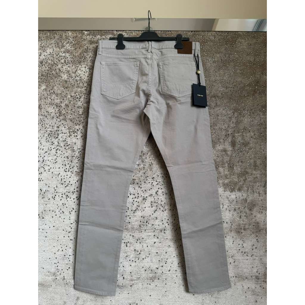 Tom Ford o1rshd1 Slim Fit Corduroy Jeans in Pale Stone Size US 36 / EU 52 - 10 Thumbnail