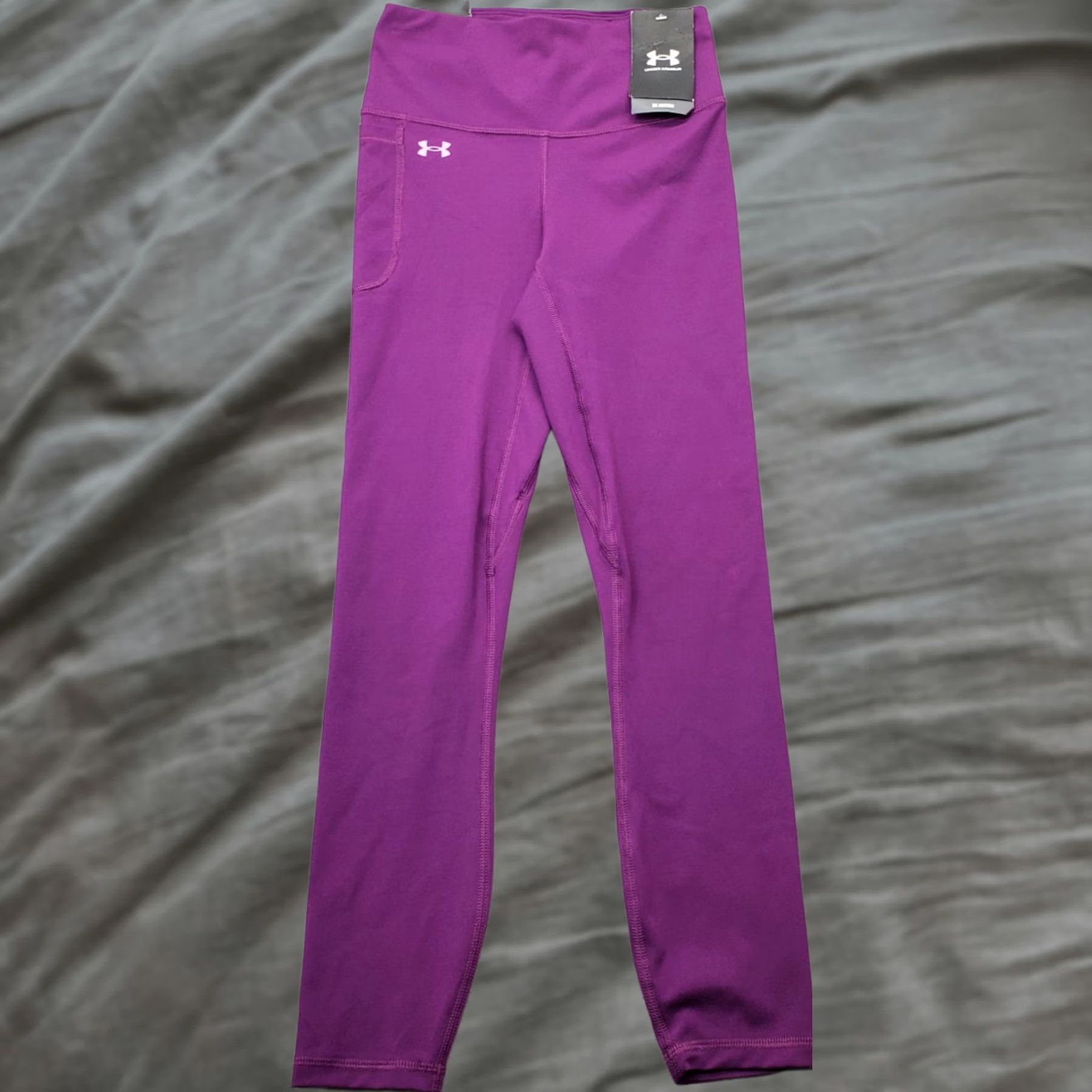 Under Armour Under Armour Womens Fitted Motion Ankle Leggings Purple XS High-Waisted Stretch Size 26" / US 2 / IT 38 - 1 Thumbnail