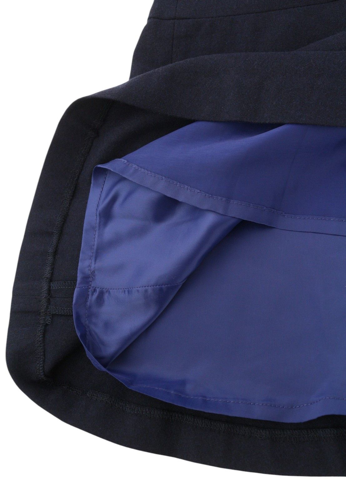 Gant FLANNEL FLARE EU38 Dark Blue Wool Blend Skirt 85357 Size 28" / US 6 / IT 42 - 5 Thumbnail