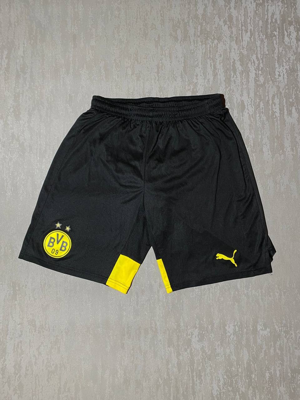 Puma × Vintage Puma Men’s BVB Dortmund Shorts XL Black Borussia Size US 34 / EU 50 - 1 Thumbnail