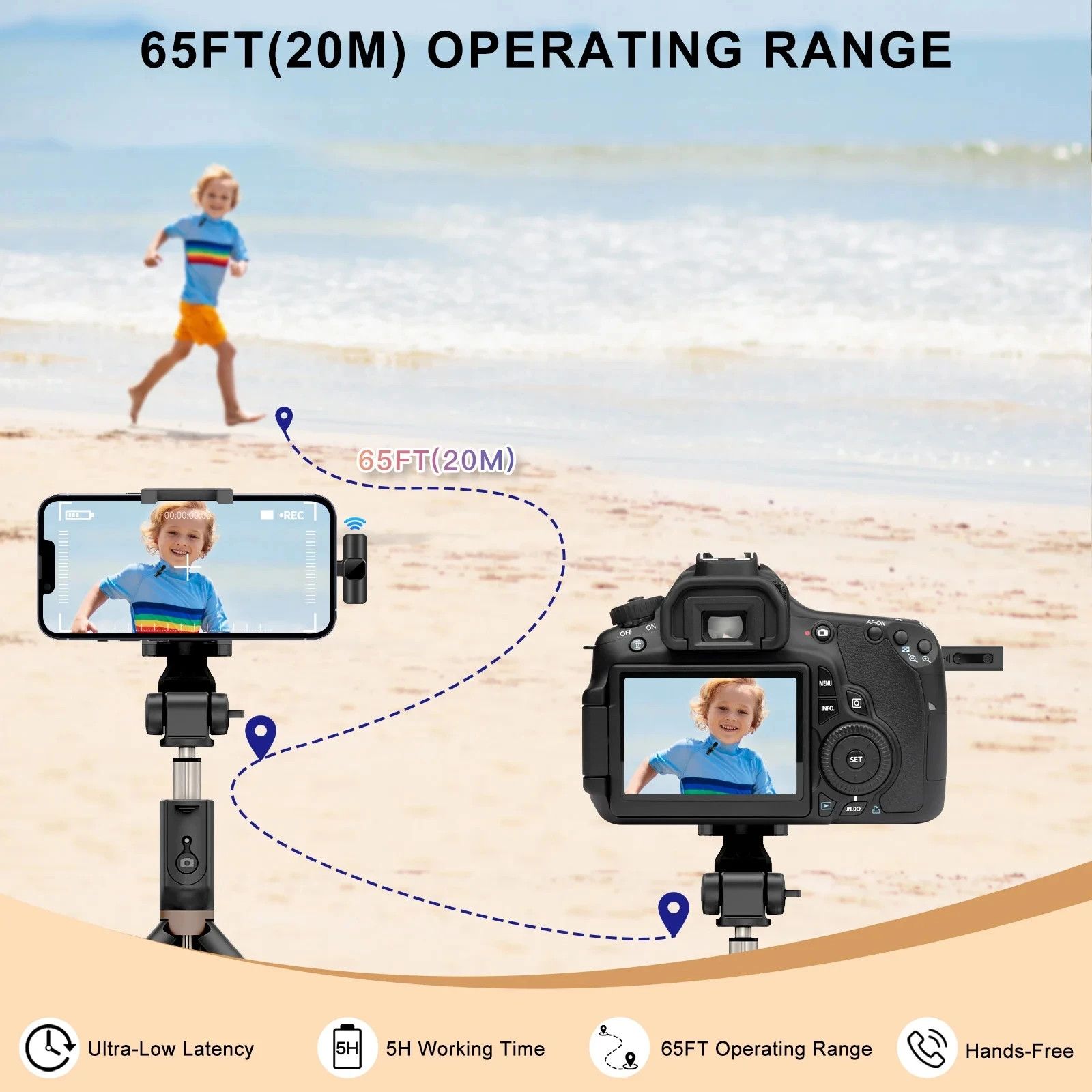 Other New Wireless Lavalier Micro Portable Audio recording Android Size ONE SIZE - 2 Thumbnail