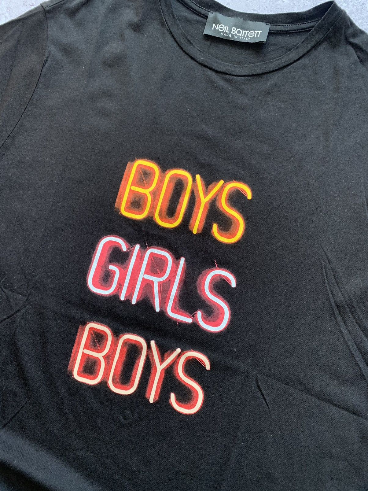 Neil Barrett 🔥NEIL BARRET BOYS GIRLS BOYS T-SHIRT Size US M / EU 48-50 / 2 - 4 Thumbnail