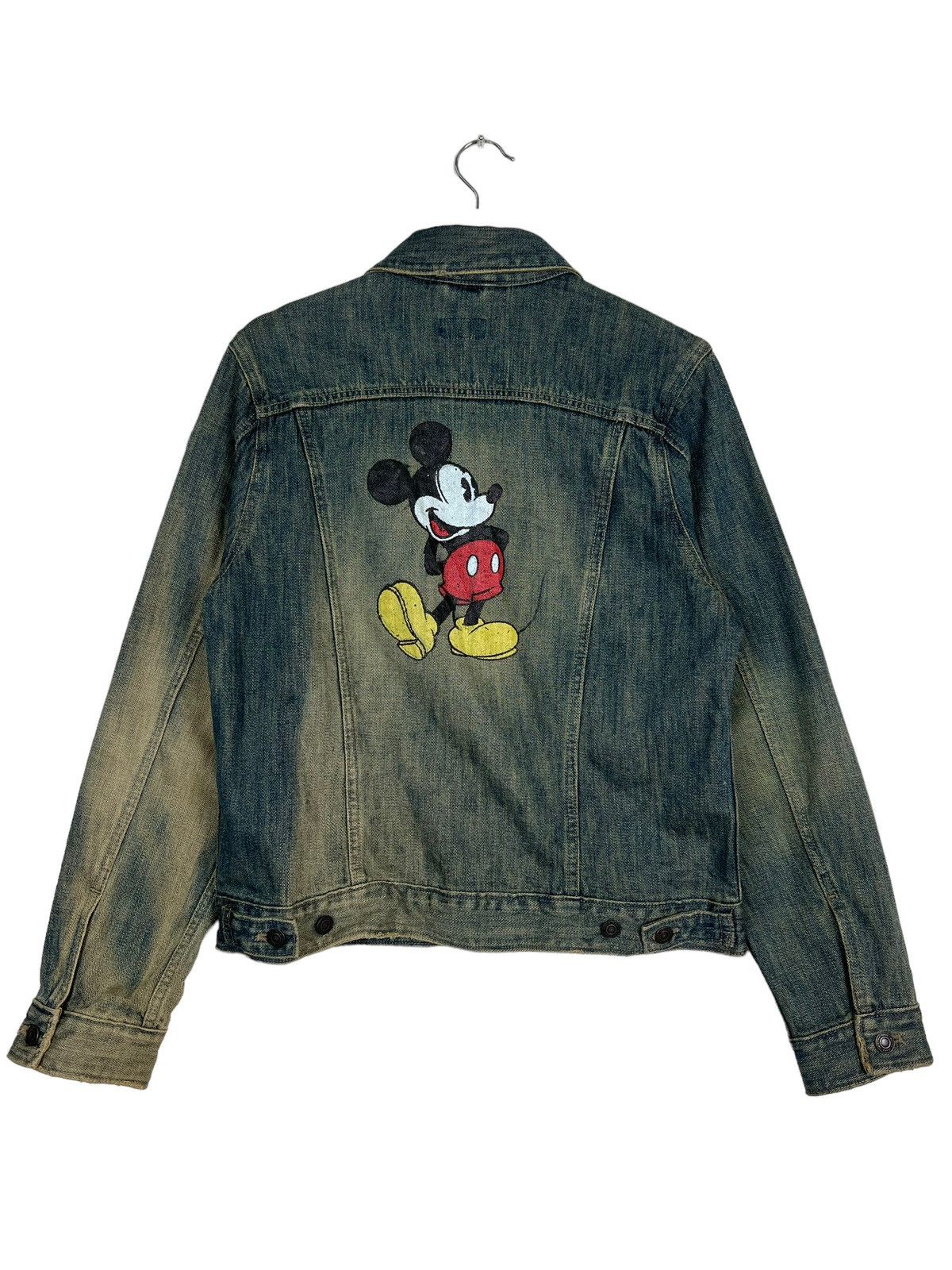 Disney 🔥 VINTAGE DISNEY MICKEY MOUSE DENIM TRUCKER JACKET Size US M / EU 48-50 / 2 - 3 Thumbnail