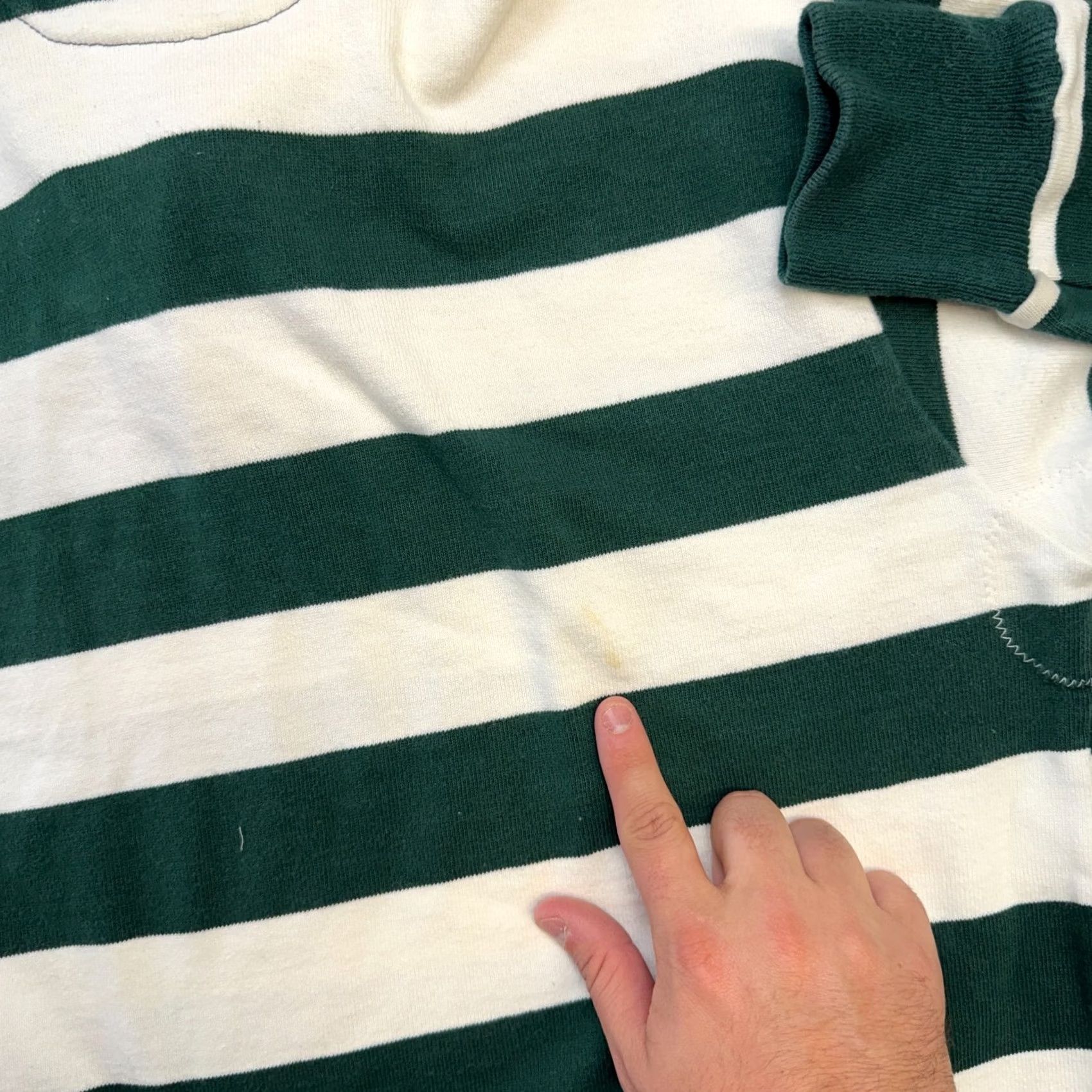 Barbarian VTG Barbarian Dartmouth College Rugby Shirt Mens XL Striped Polo Size US XL / EU 56 / 4 - 7 Thumbnail