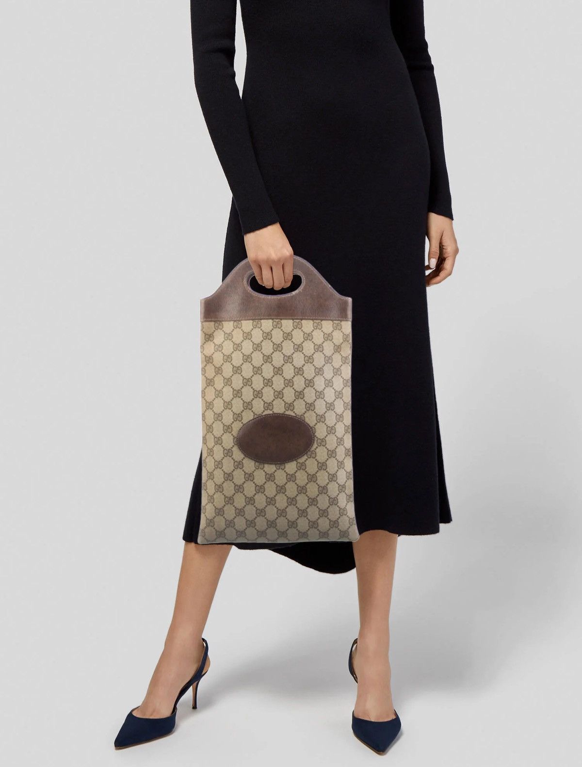Gucci GUCCI tote bag GG vintage handbag Size ONE SIZE - 12 Thumbnail