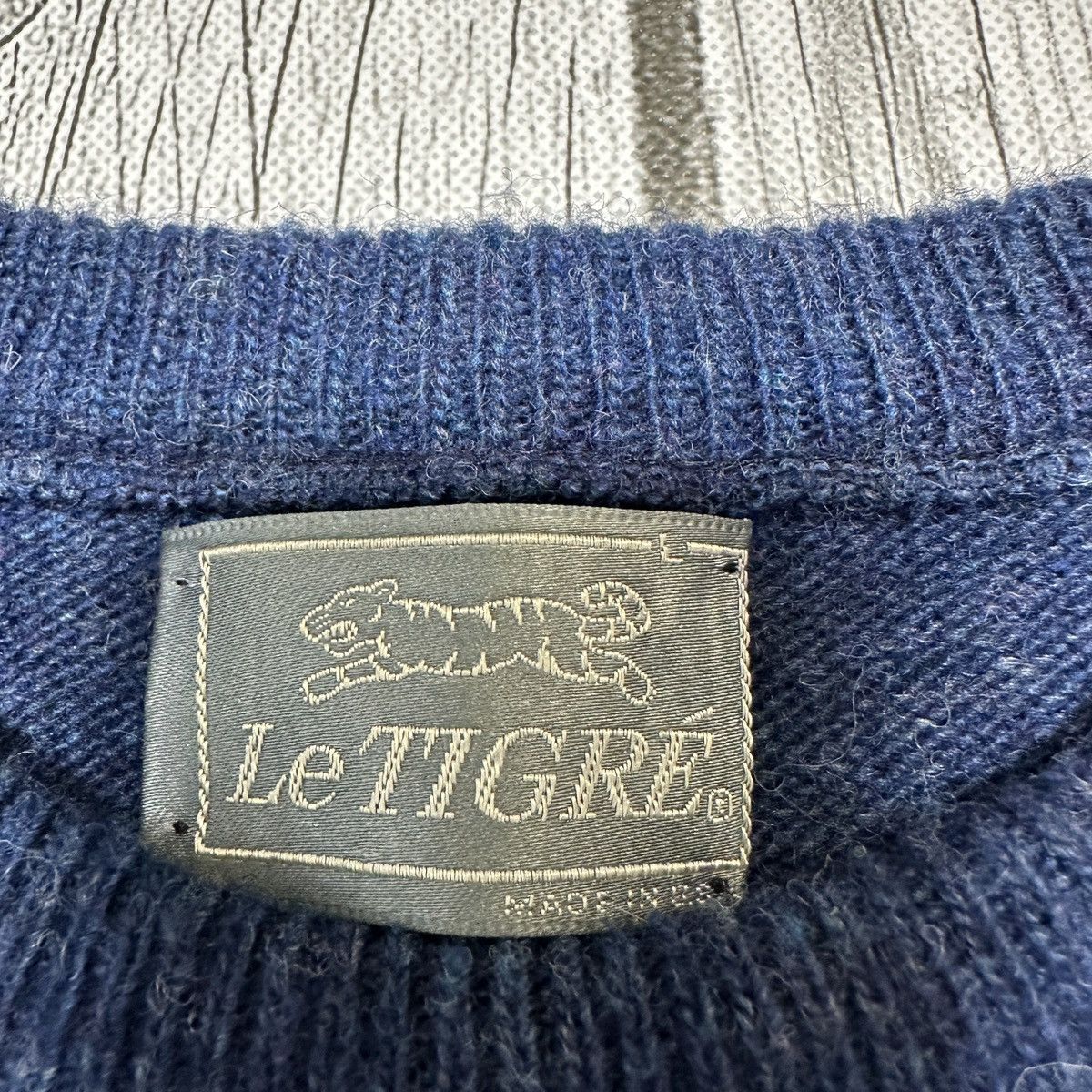 Le TIGRE × Vintage Vintage Le Tigre wool sweater Size US L / EU 52-54 / 3 - 4 Thumbnail