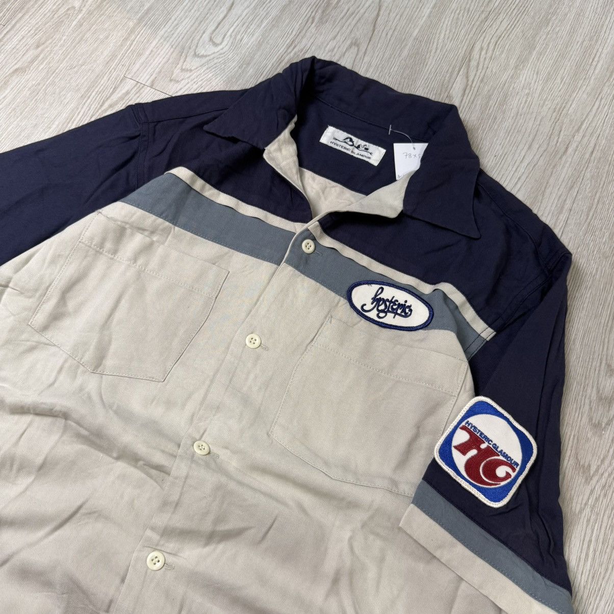 Hysteric Glamour HYSTERIC GLAMOUR patch two pocket short button shirt Size US XL / EU 56 / 4 - 4 Thumbnail