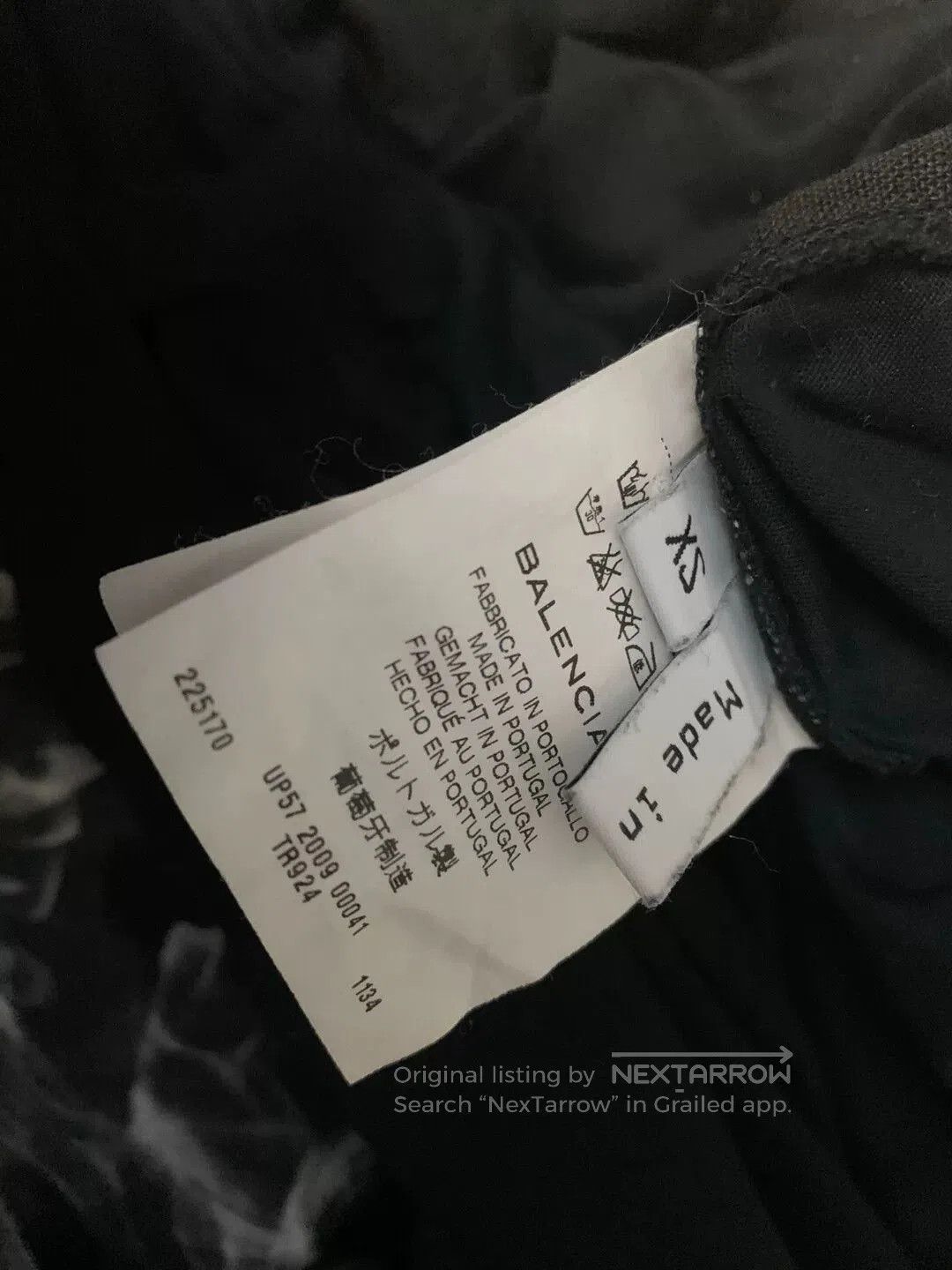 Balenciaga Balenciaga Smoke Linen Panel T. Size US XS / EU 42 / 0 - 2 Thumbnail