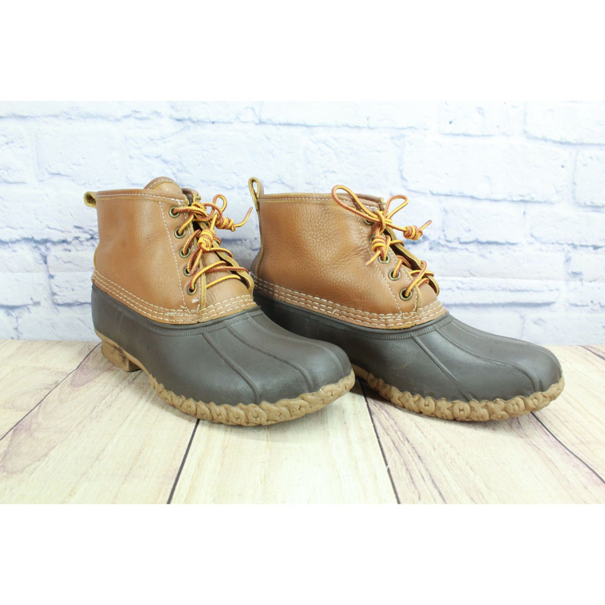 L.L. Bean LL Bean Women's 6" Sherpa Lined Insulated Bean Boots Leather Size US 10 / IT 40 - 3 Thumbnail