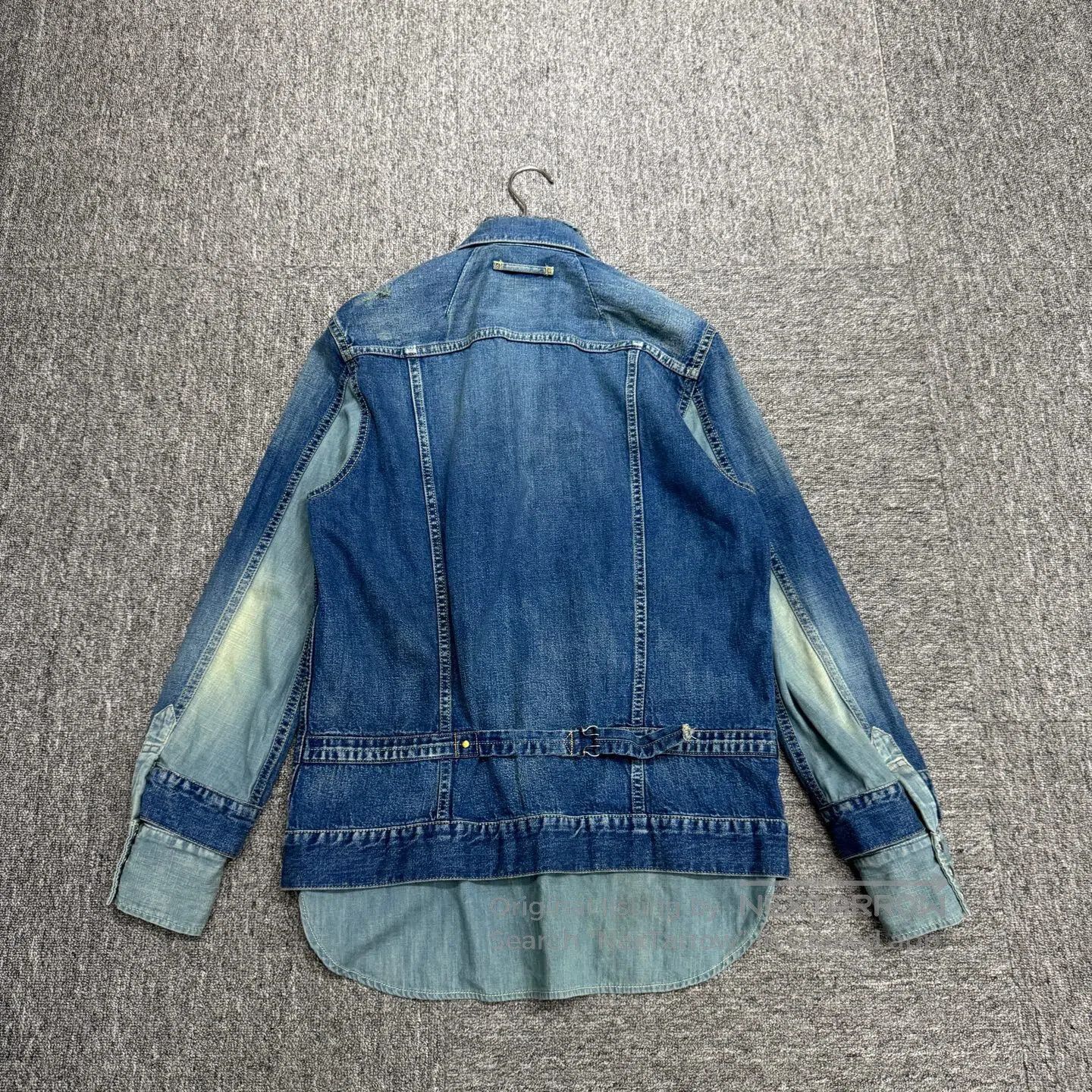 Maison MIHARA YASUHIRO MIHARAYASUHIRO Spliced denim shirt| Size US S / EU 44-46 / 1 - 2 Thumbnail