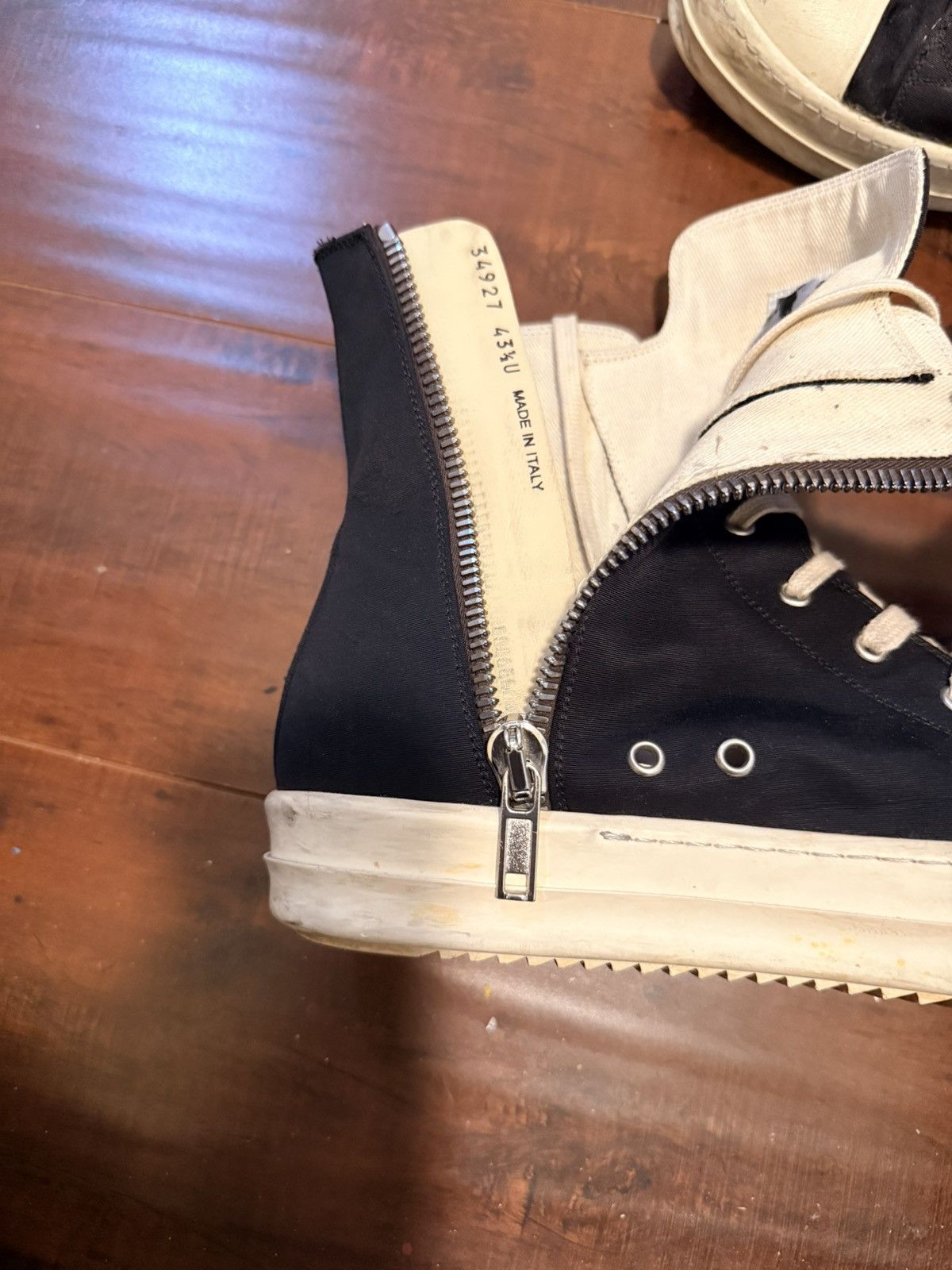 Rick Owens Drkshdw Rick Owens Cargo High top Ramones Size US 10.5 / EU 43-44 - 8 Thumbnail