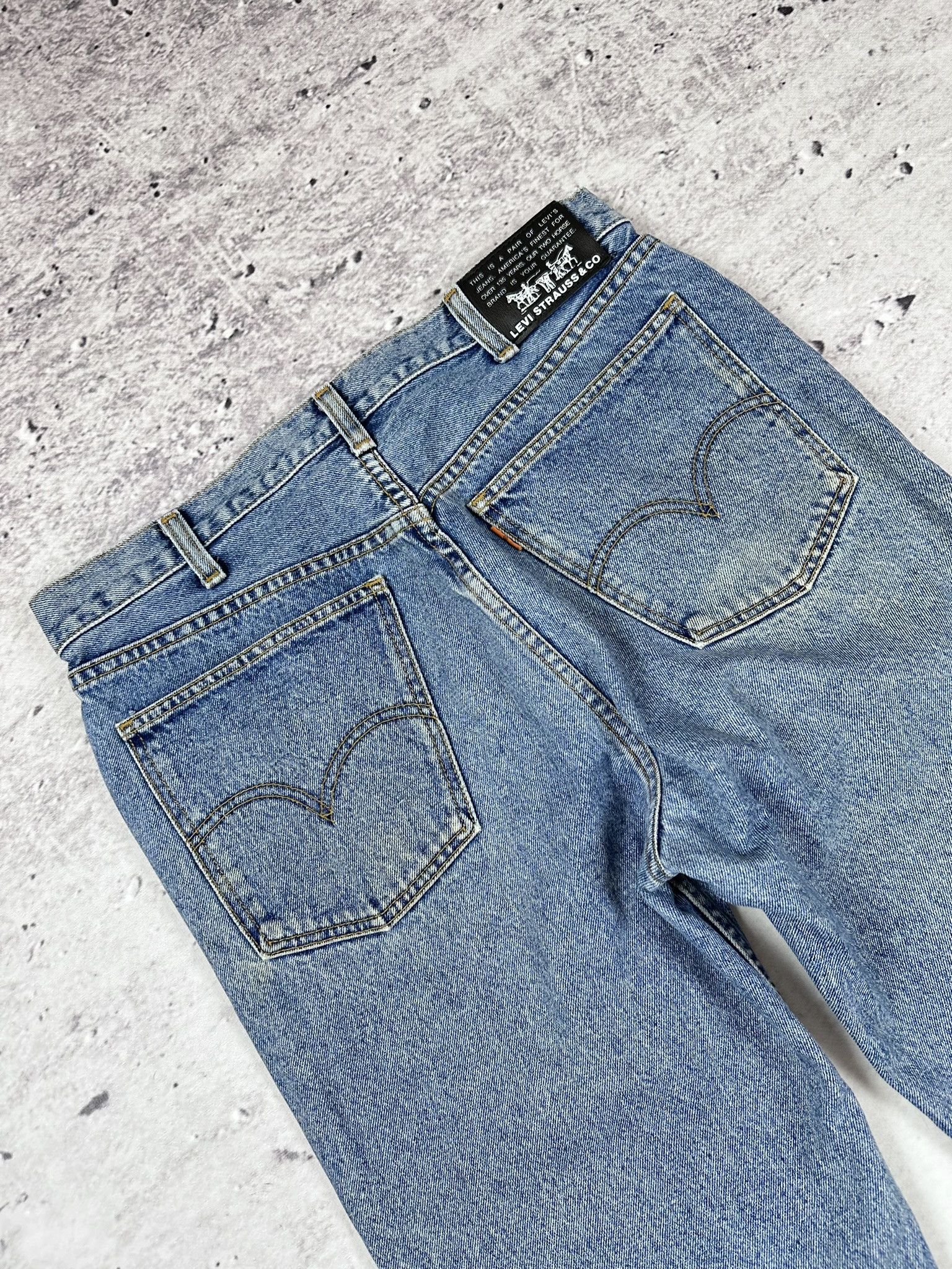 Levi's × Levi's Vintage Clothing Vintage Levis Strauss orange tab denim jeans pants 90s Size US 36 / EU 52 - 2 Thumbnail