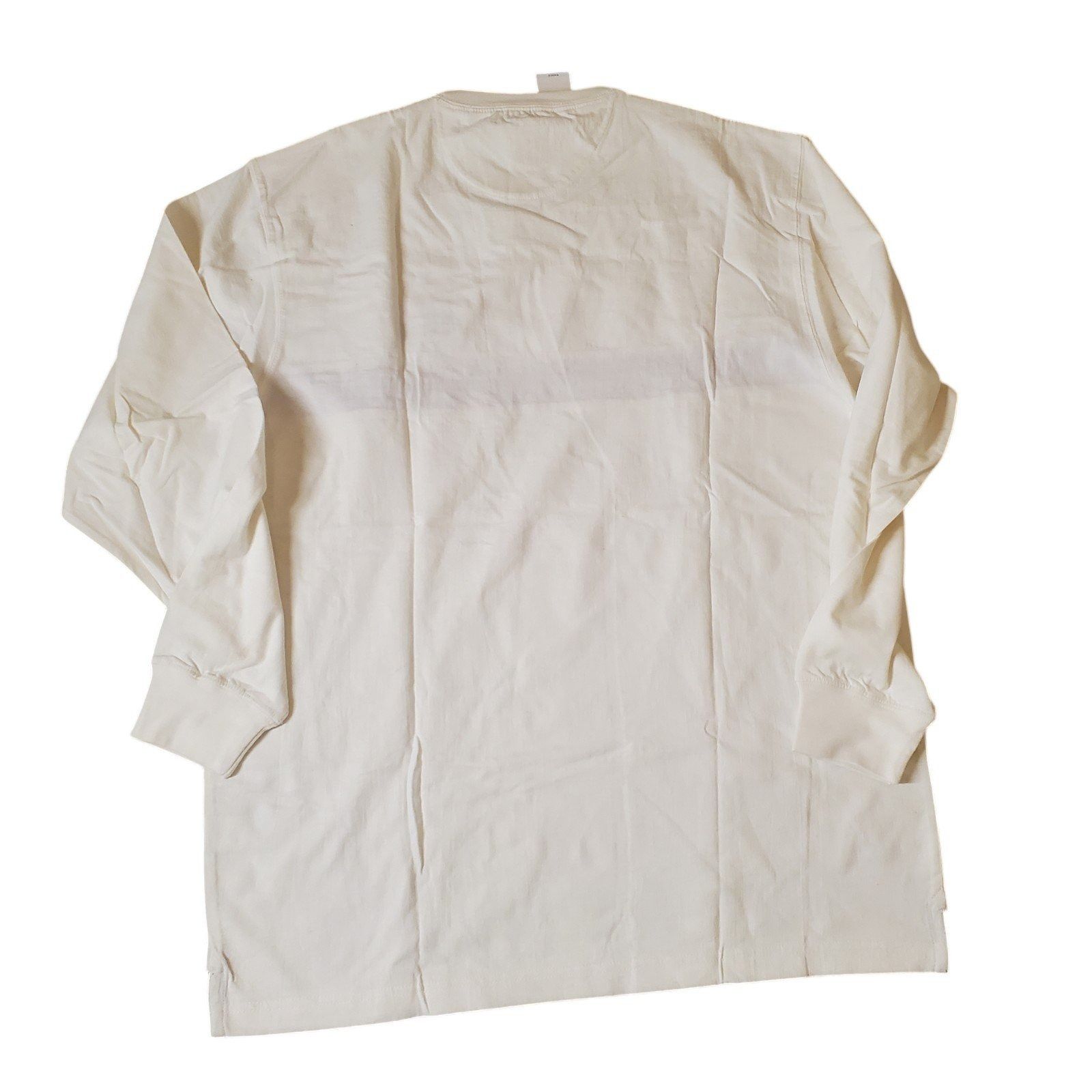 Chaps Ralph Lauren Ralph Lauren Vintage 90s Mens Long Sleeve T-SHIRT White Red/ Size US L / EU 52-54 / 3 - 2 Thumbnail