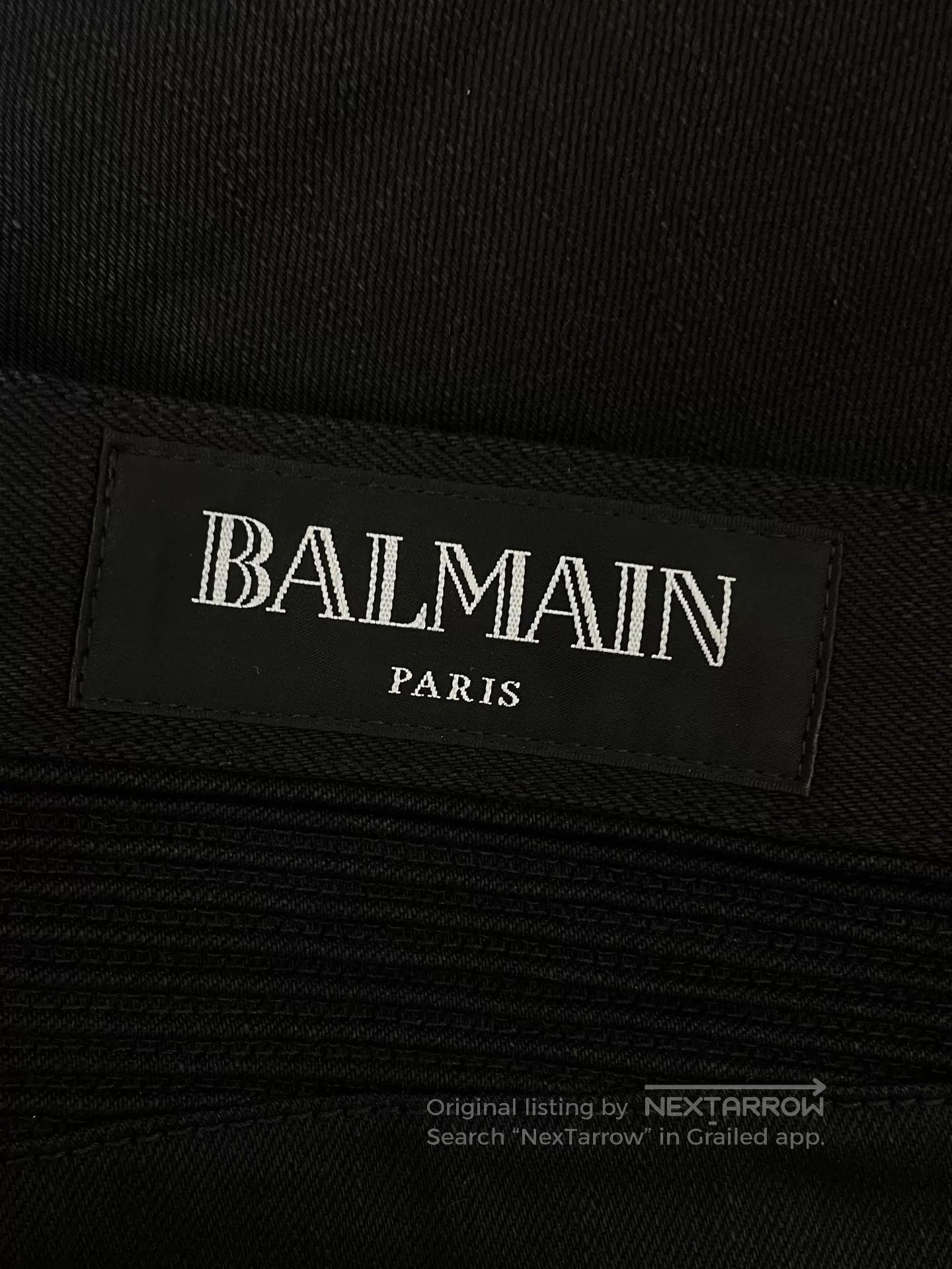 Balmain Balmain Leather Panel Biker Jeans. Size US 30 / EU 46 - 5 Thumbnail