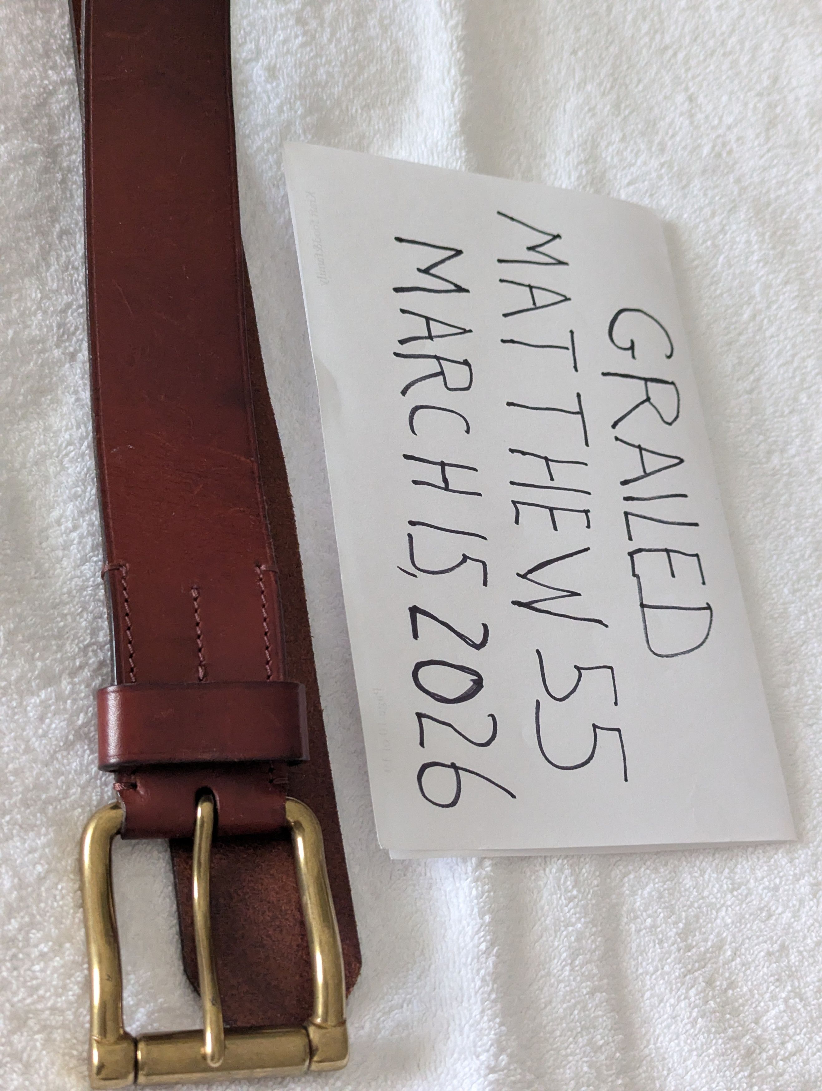 Ralph Lauren Leather Belt in the Ralph lauren Collection Size 38 - 1 Thumbnail