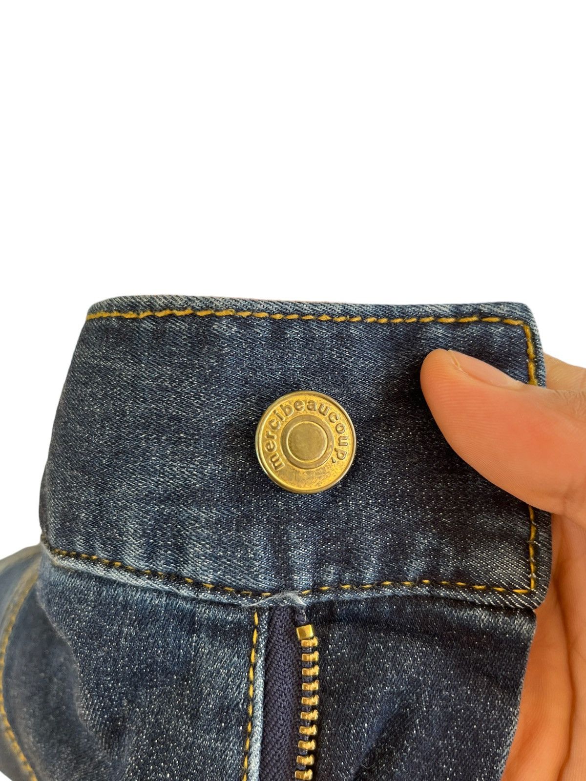Issey Miyake Masterpiece of Issey Miyake ‘Backwards’ Hightwaist Denim Size US 32 / EU 48 - 6 Thumbnail