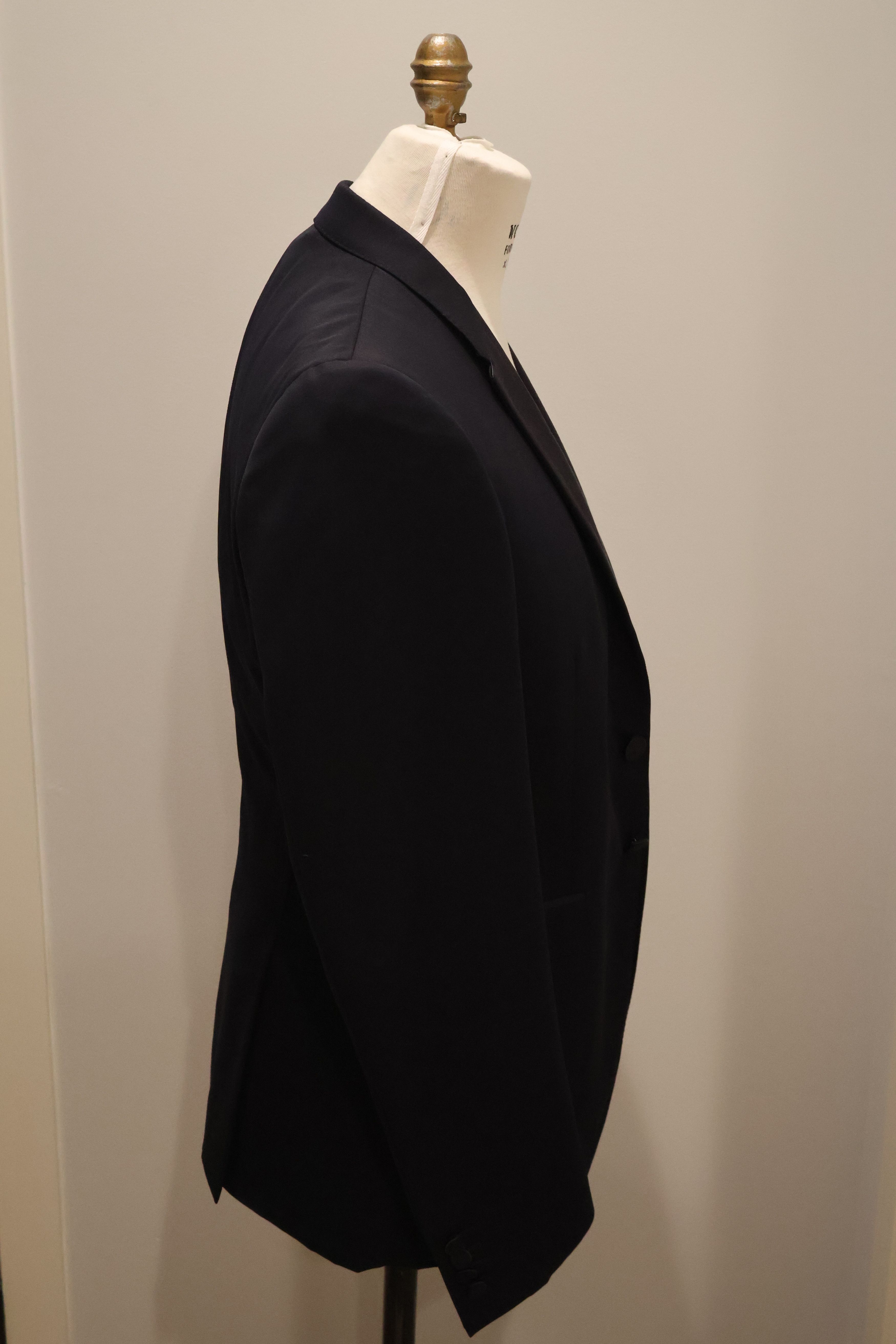 Burberry Prorsum Burberry Prosum navy wool tuxedo blazer - EU 50 Size 50R - 3 Thumbnail